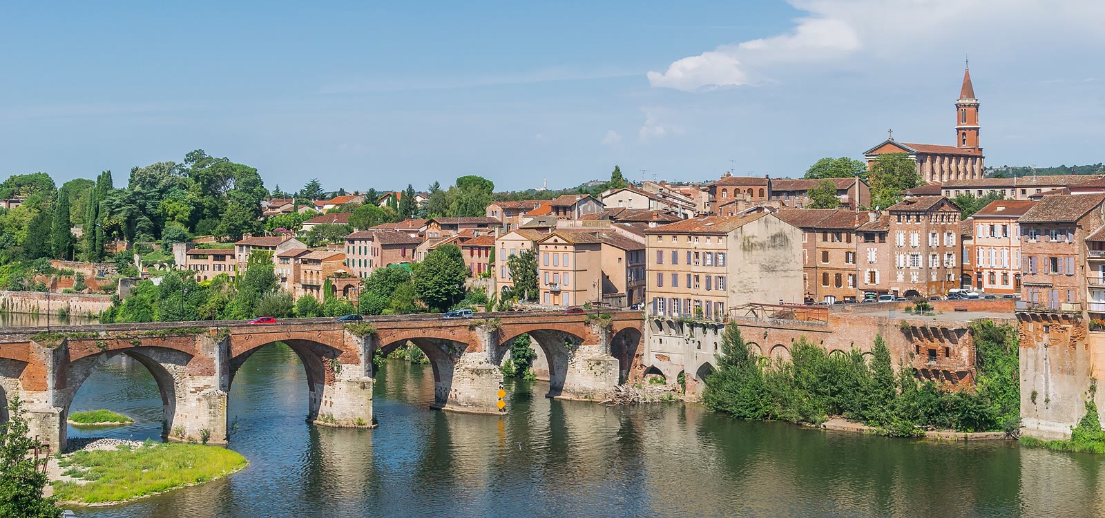 Vieux Pont über den Tarn in Albi