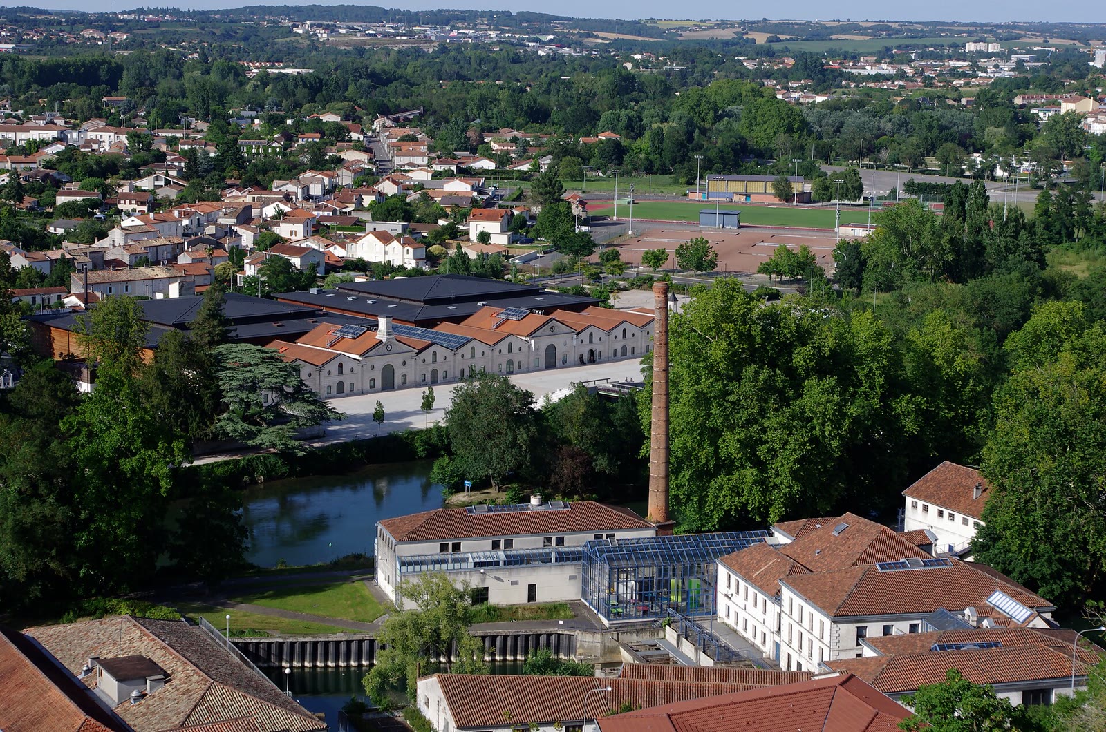 Cité internationale de la bande dessinée in Angoulême an der Charente