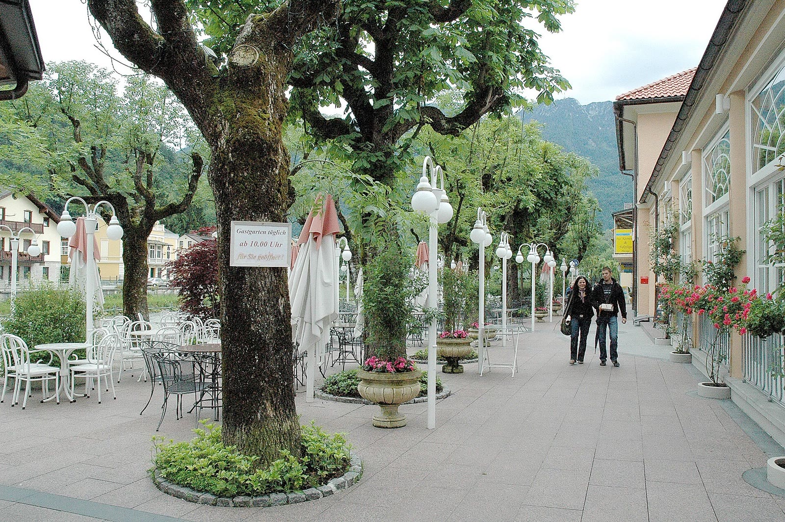 Sophien-Esplanade an der Traun in Bad Ischl