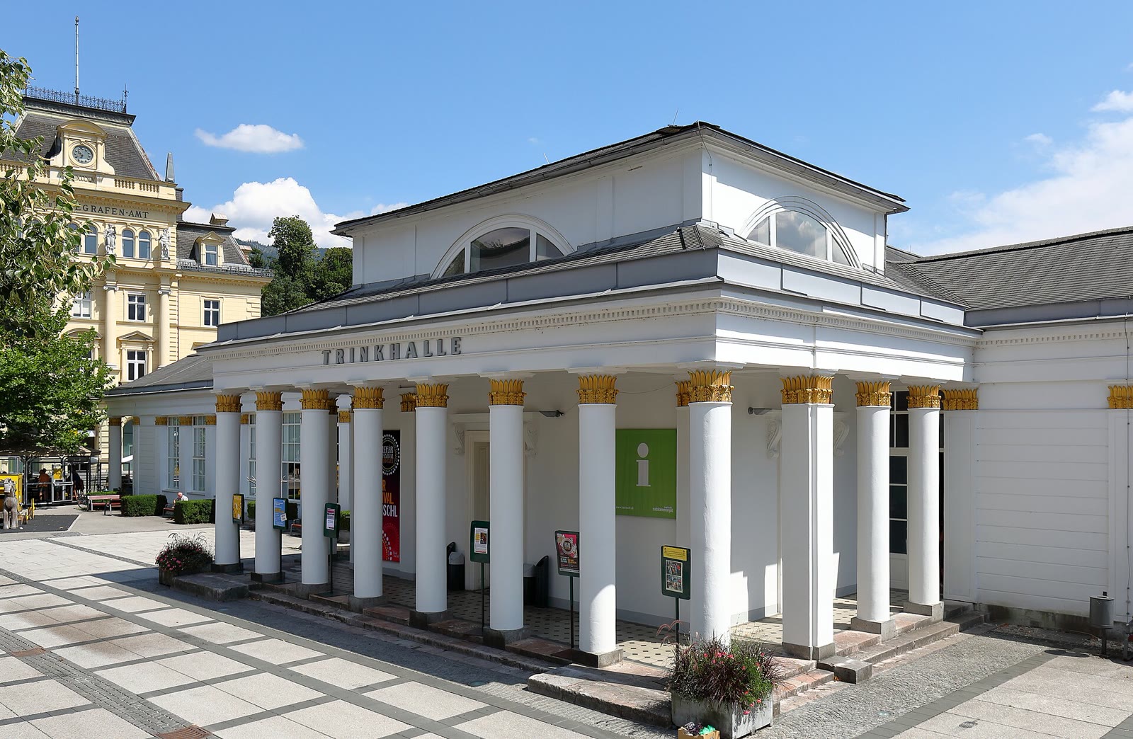 Klassizistische Trinkhalle in Bad Ischl