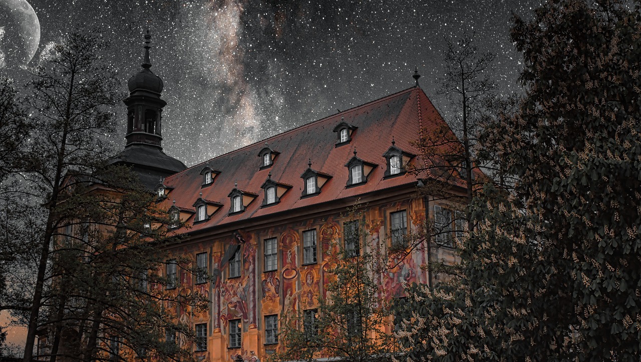Altes Rathaus Bamberg auf einer Insel in der Regnitz