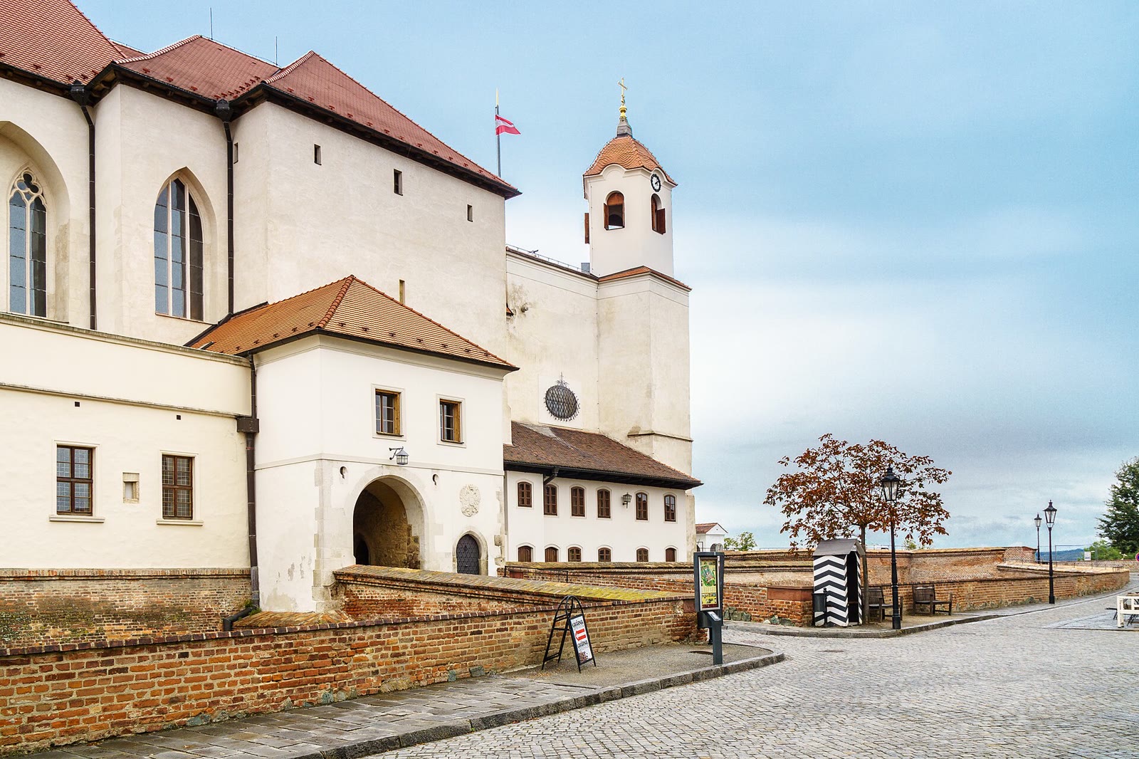 Festung Špilberk über Brünn