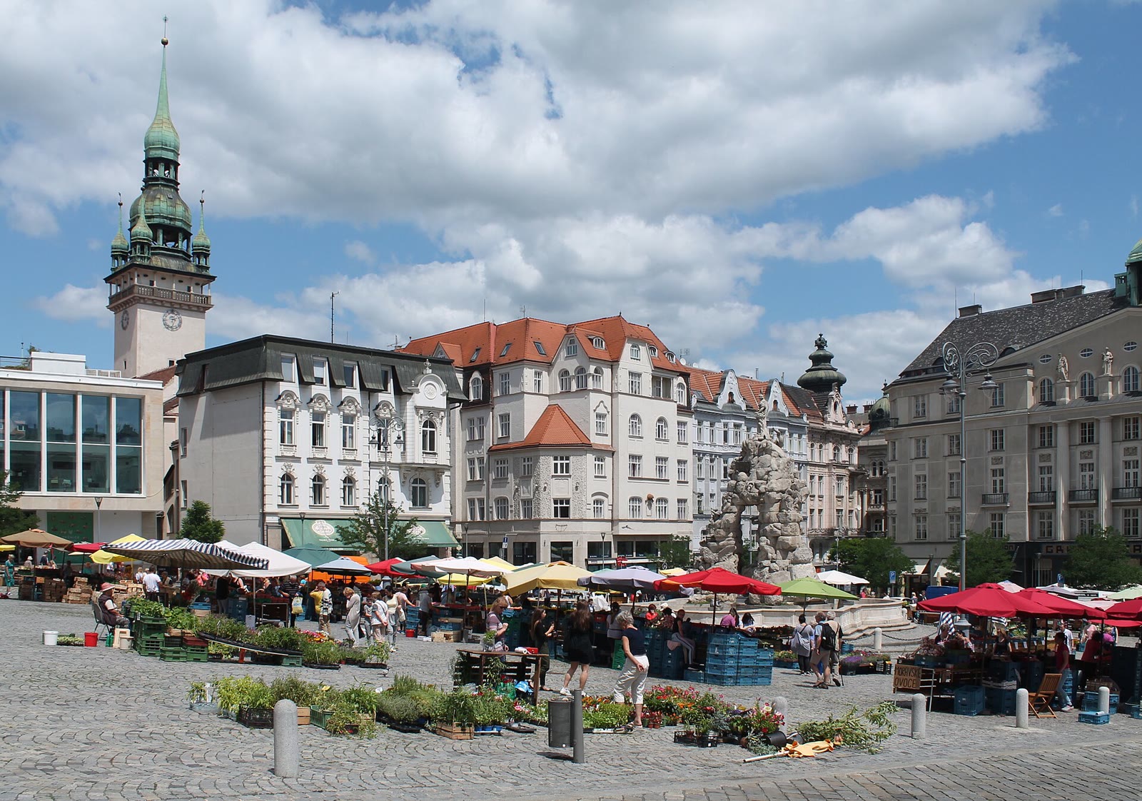 Krautmarkt Zelný trh in Brünn