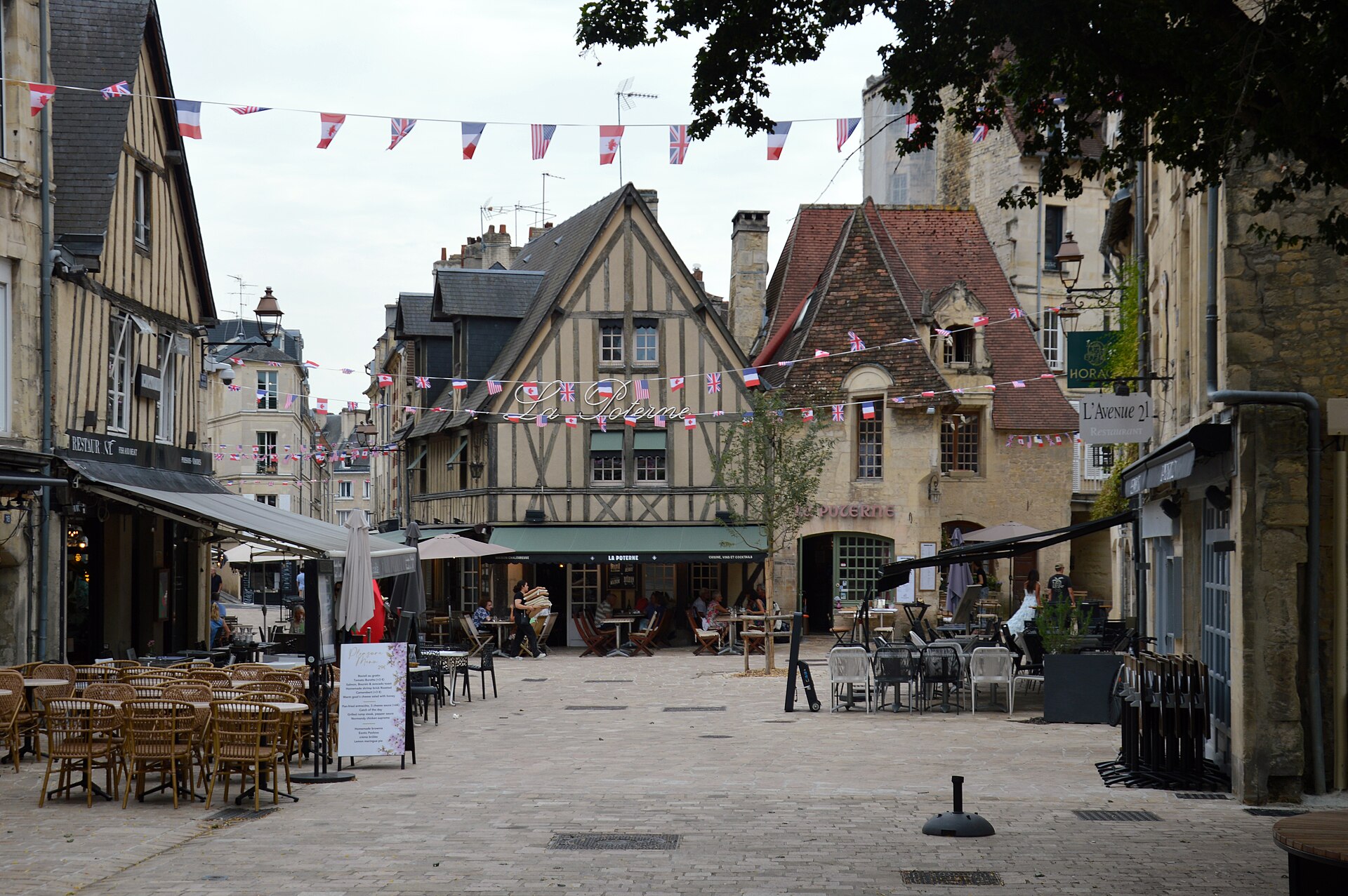 Rue du Vaugueux in der Altstadt von Caen