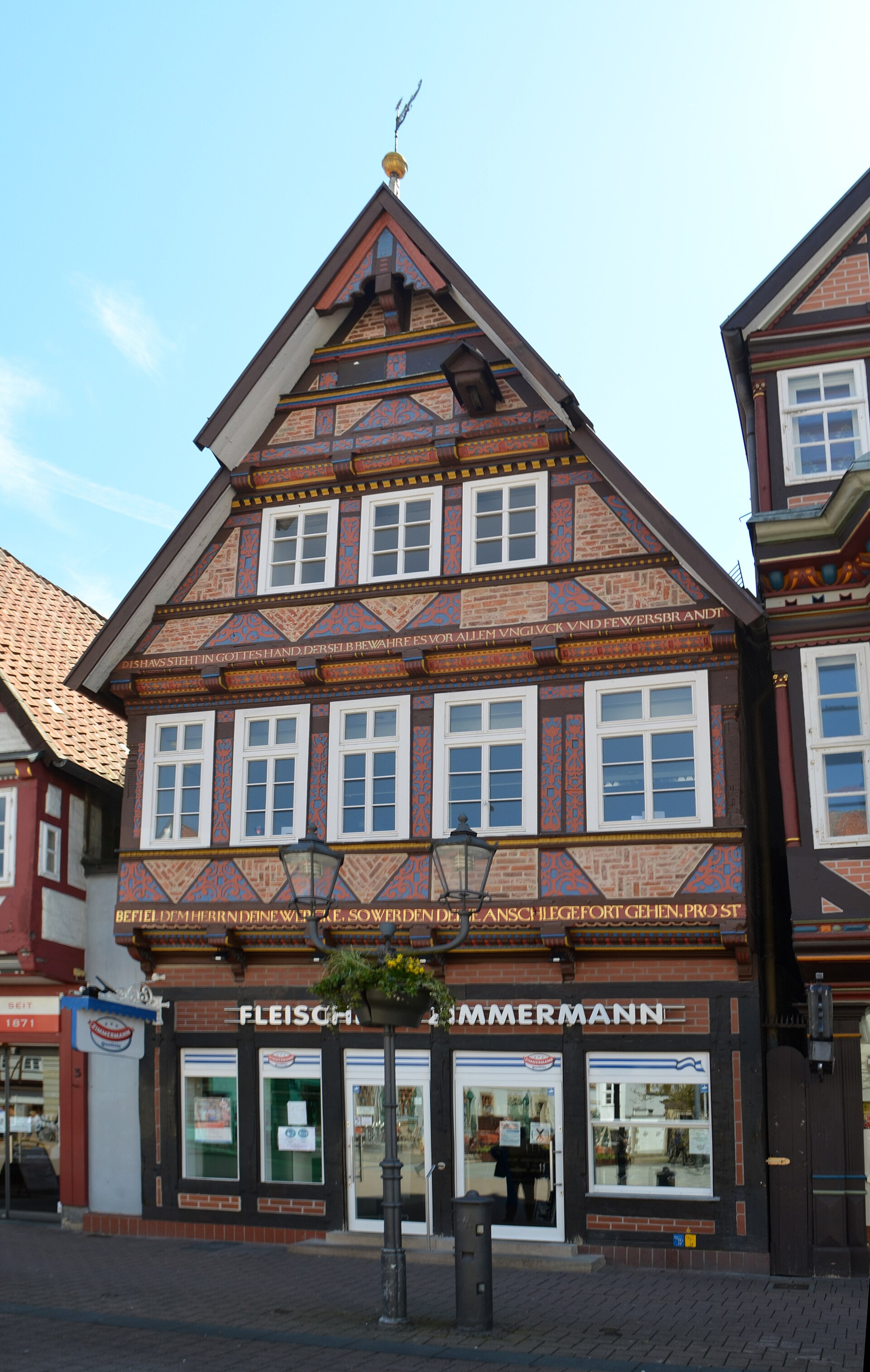 Fachwerkhäuser an der Stechbahn in Celle