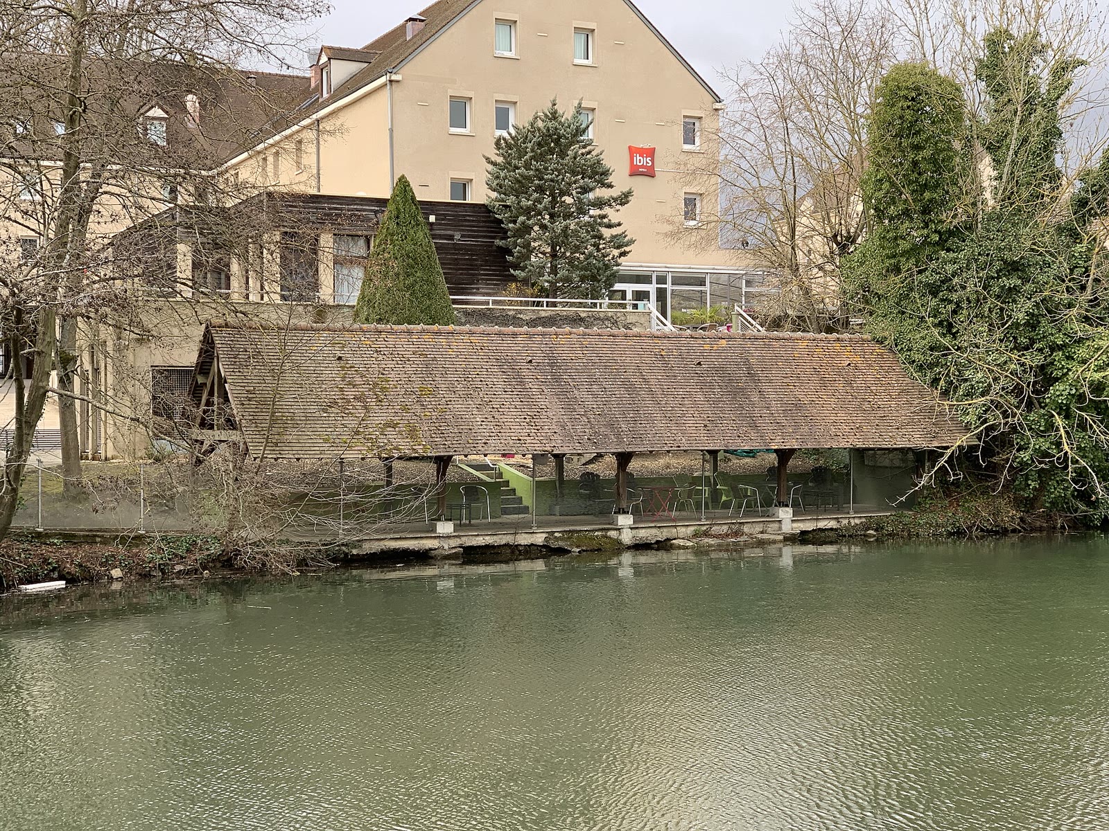 Historisches Lavoir an der Eure in Chartres