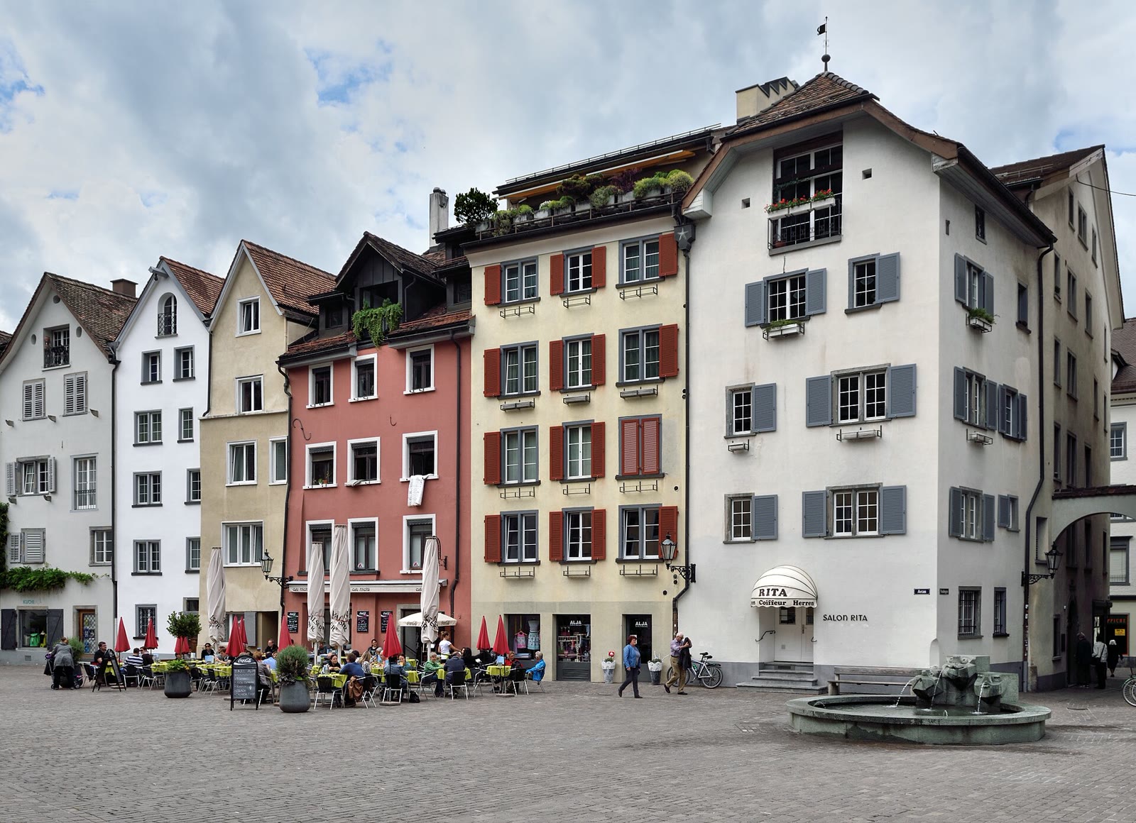 Arcas-Platz in der Altstadt von Chur