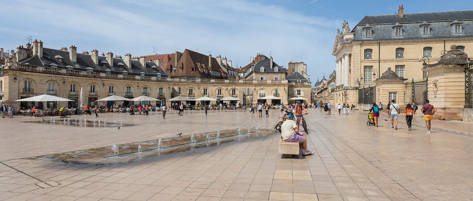 Place de la Libération vor dem Herzogspalast in Dijon