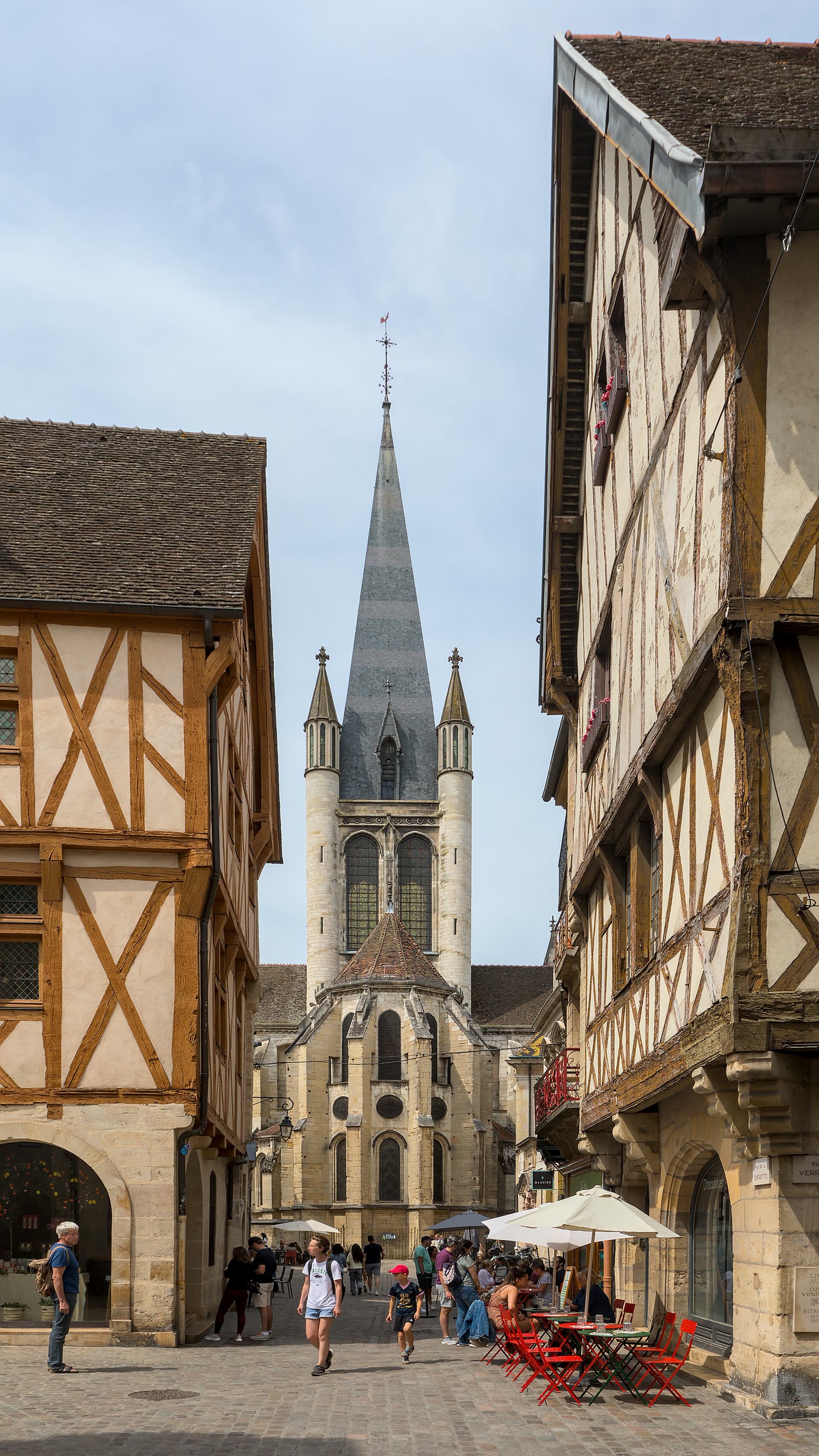 Rue de la Chouette in der Altstadt von Dijon