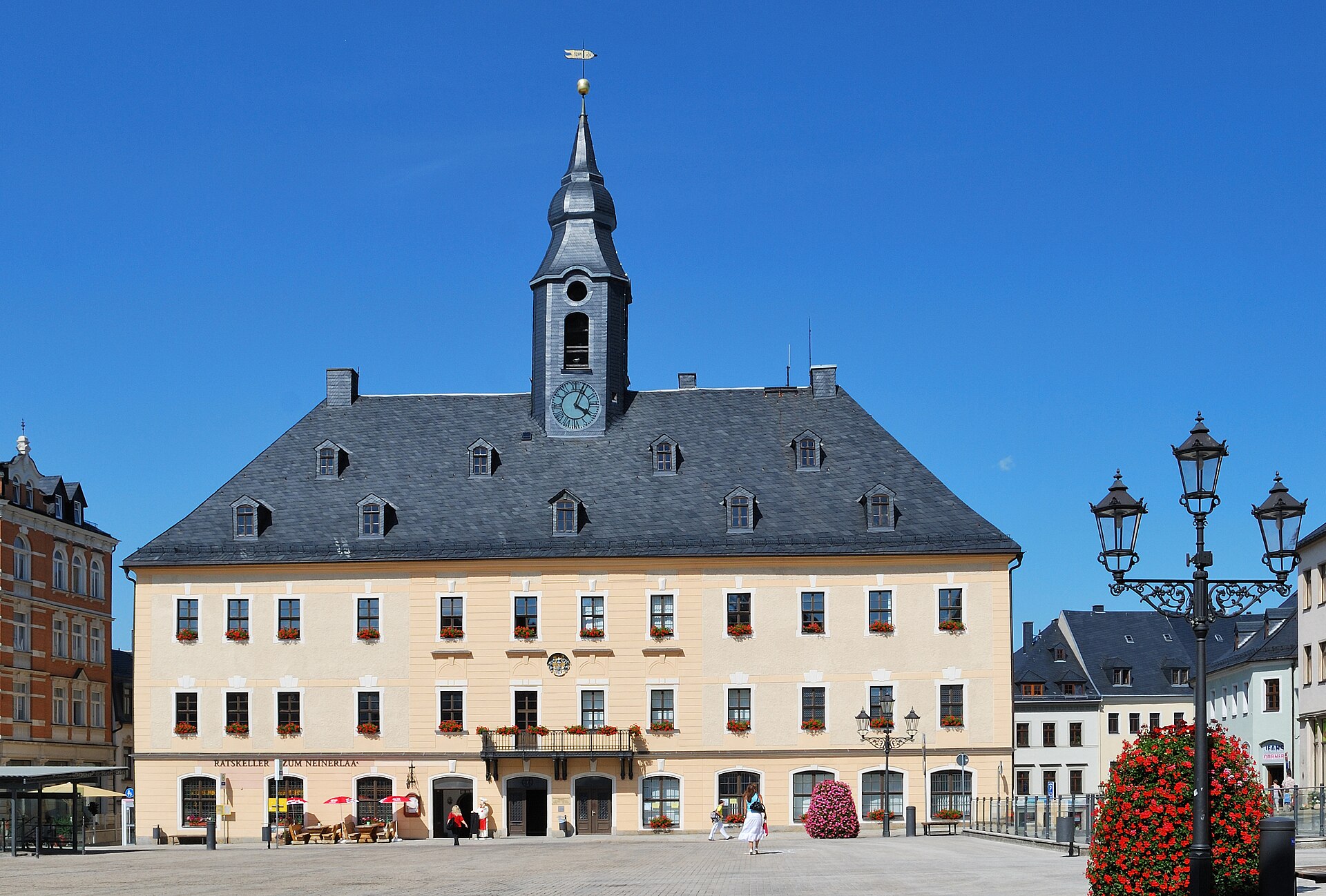 Rathaus Annaberg-Buchholz im Erzgebirge