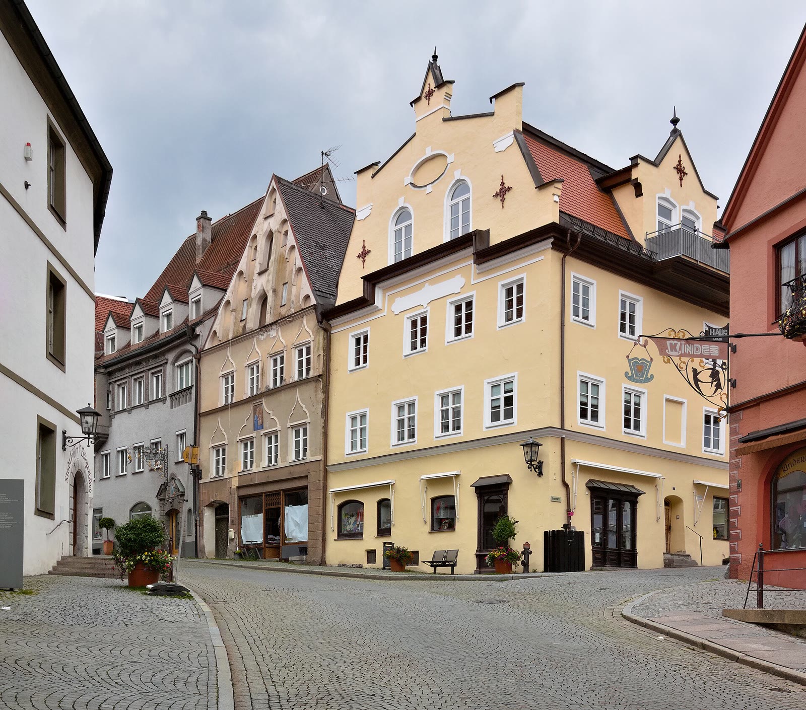 Gasse in der Altstadt von Füssen