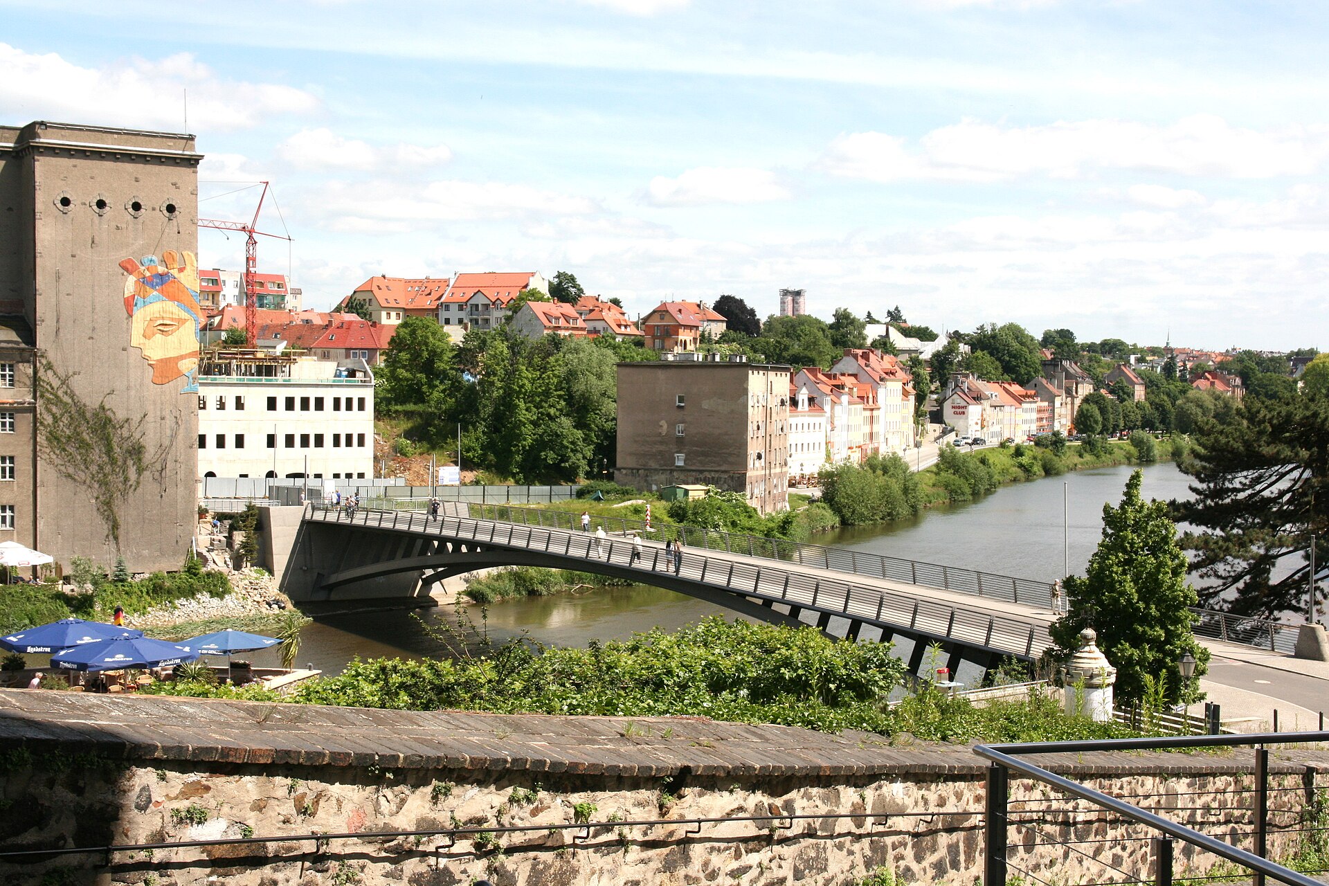 Altstadtbrücke über die Neiße zwischen Görlitz und Zgorzelec