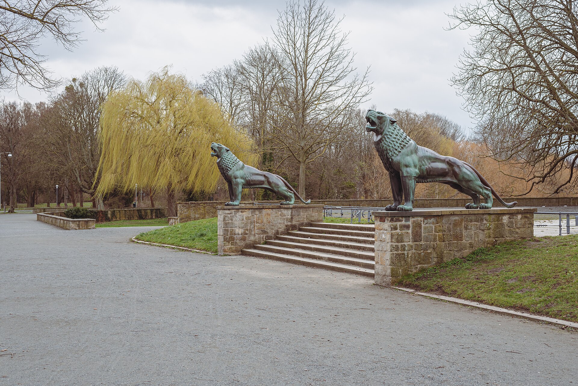 Löwenbastion am Maschsee in Hannover
