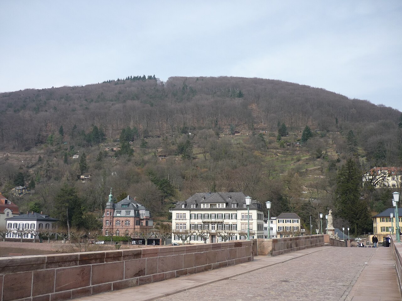 Blick vom Philosophenweg auf Heidelberg