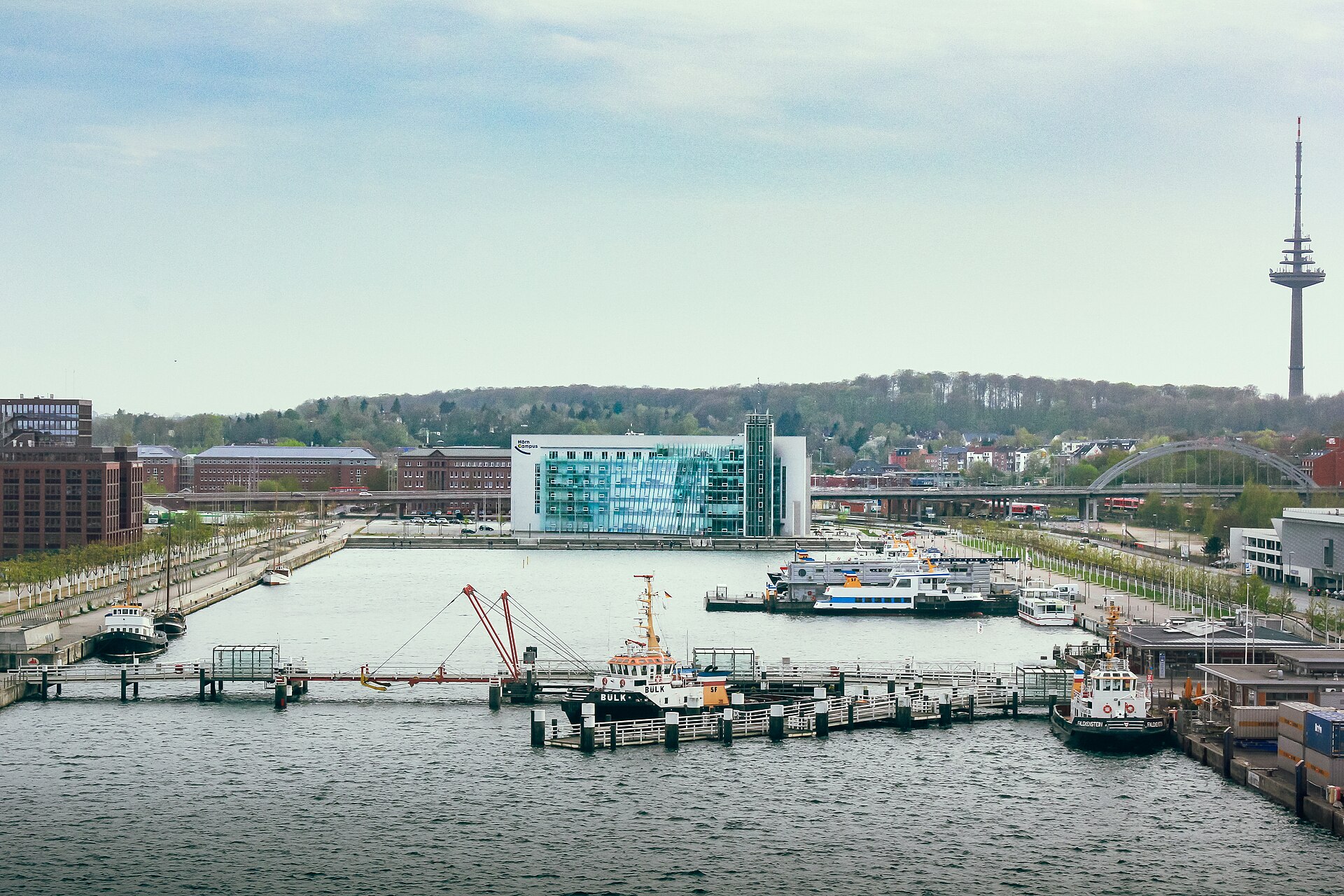 Hörnbrücke in Kiel über die Kieler Förde
