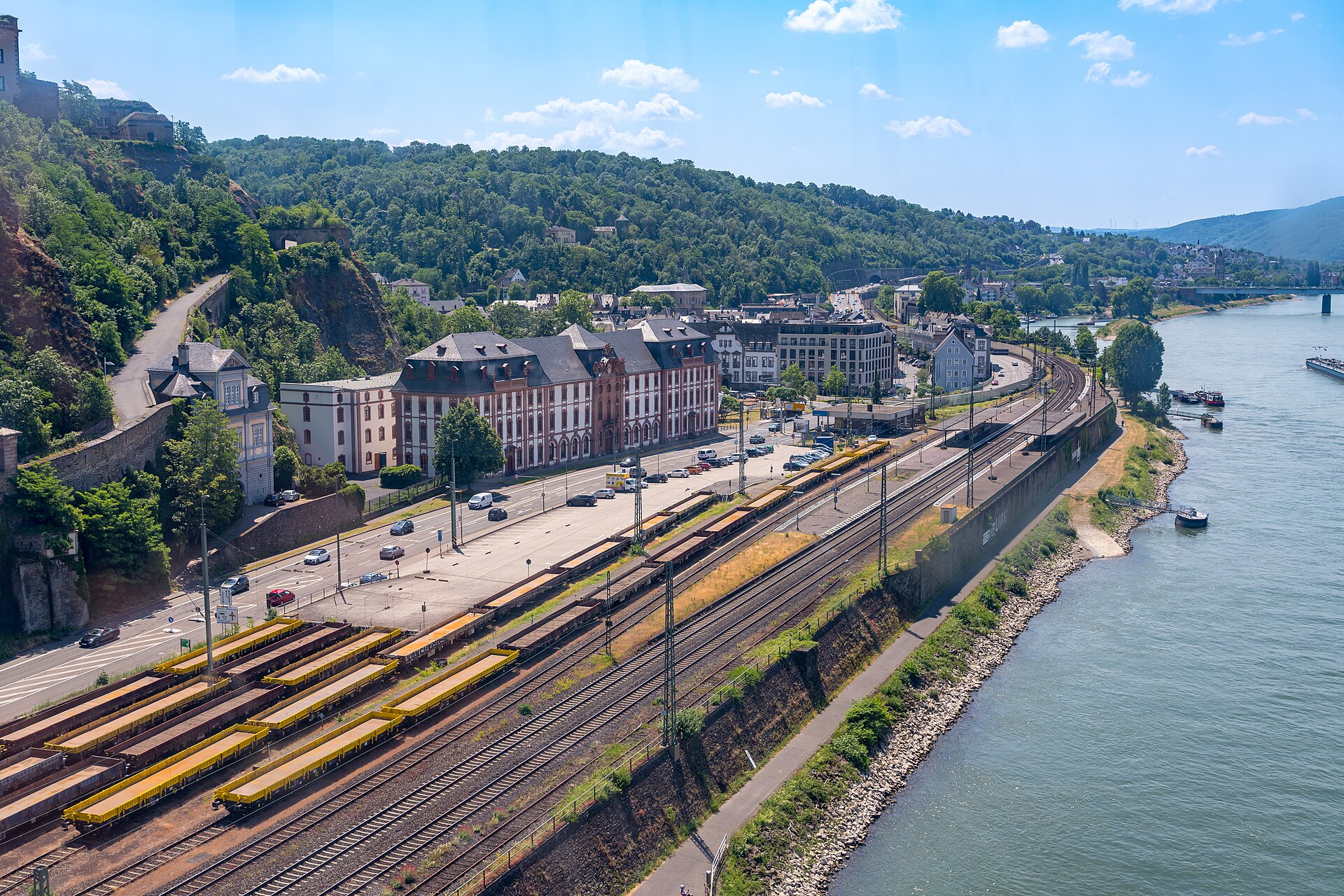 Festung Ehrenbreitstein über Koblenz