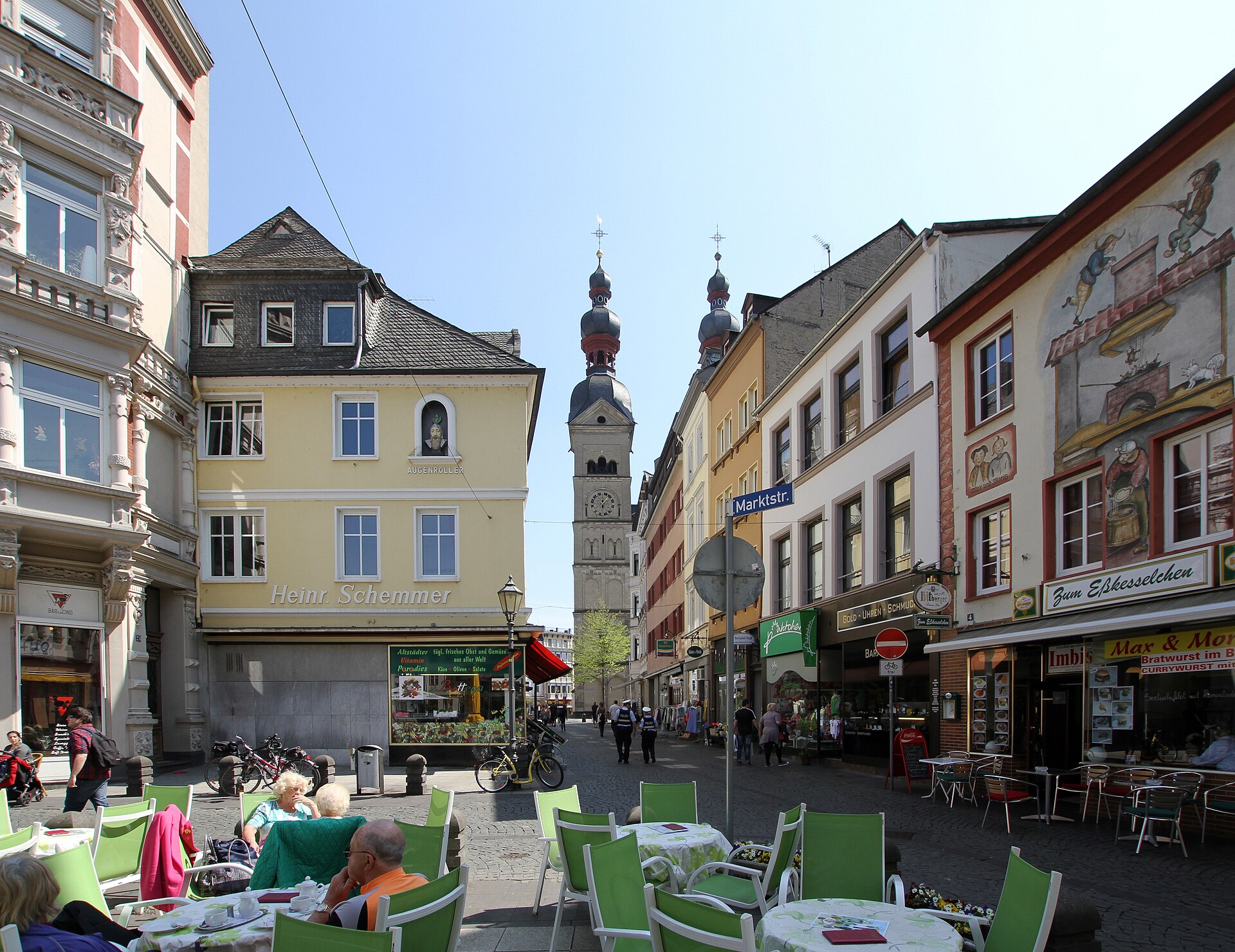 Liebfrauenkirche Koblenz vom Münzplatz