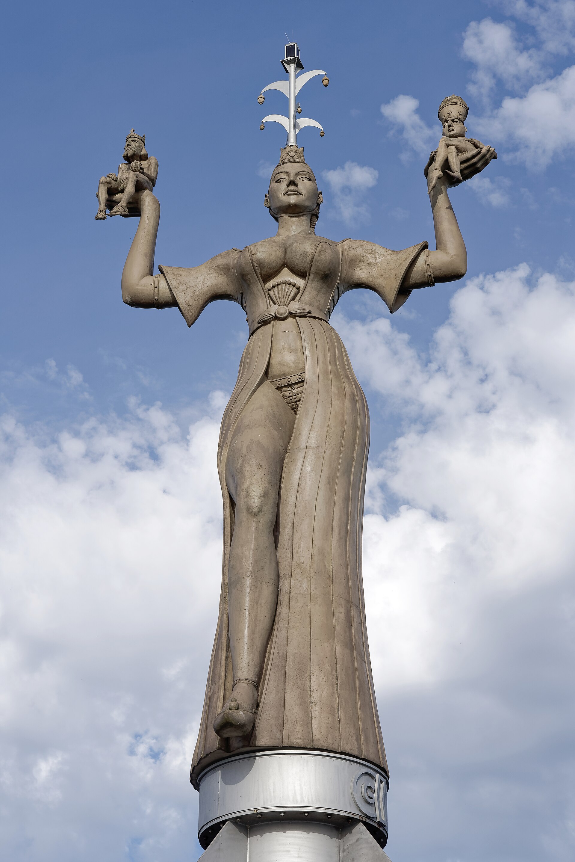 Imperia-Statue an der Hafeneinfahrt von Konstanz