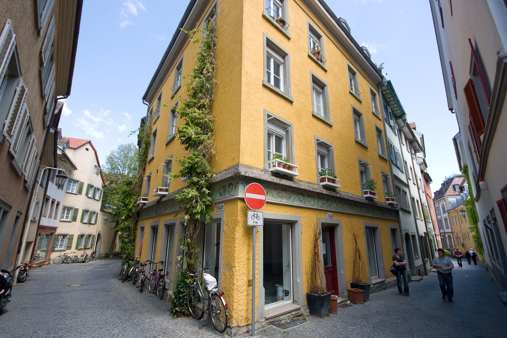 Gasse in der Niederburg in Konstanz