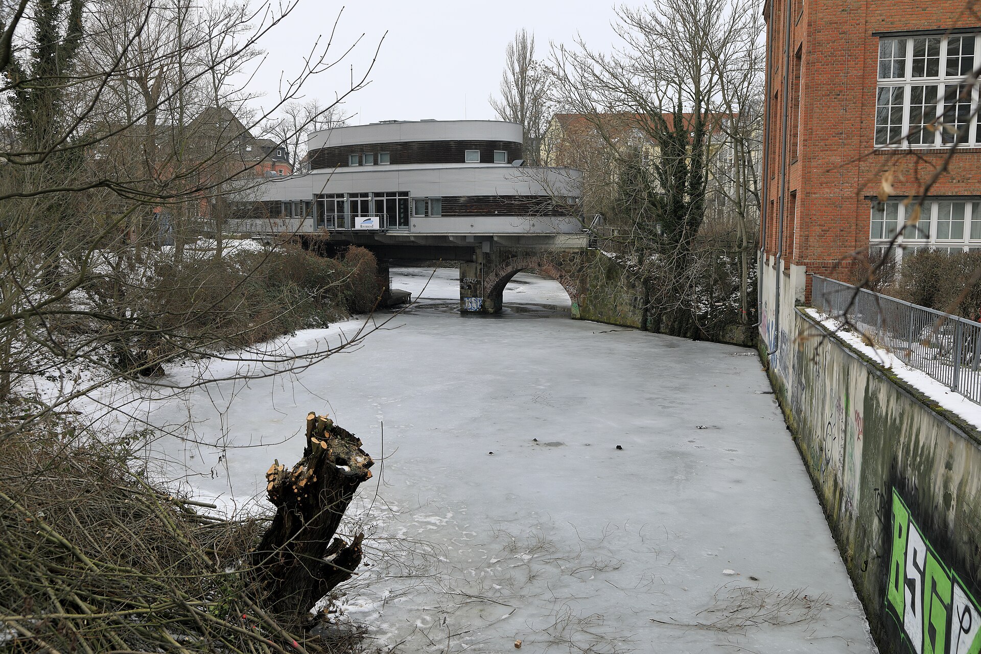 Karl-Heine-Kanal in Leipzig-Plagwitz