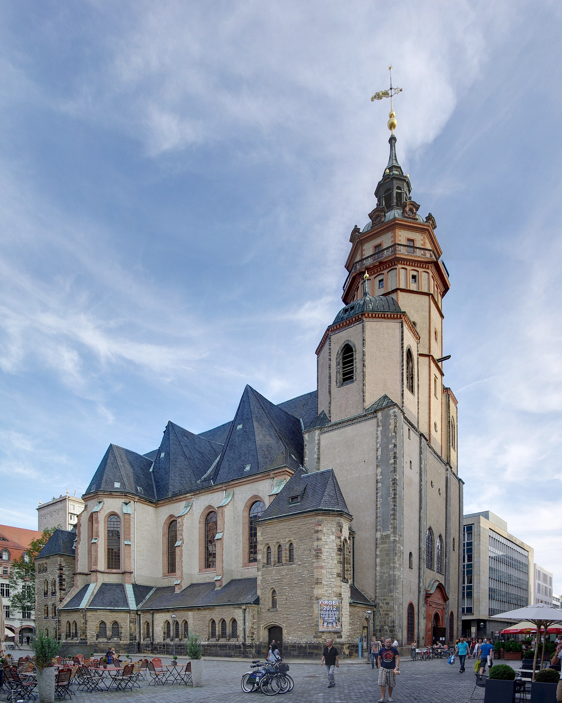 Nikolaikirche in der Leipziger Innenstadt