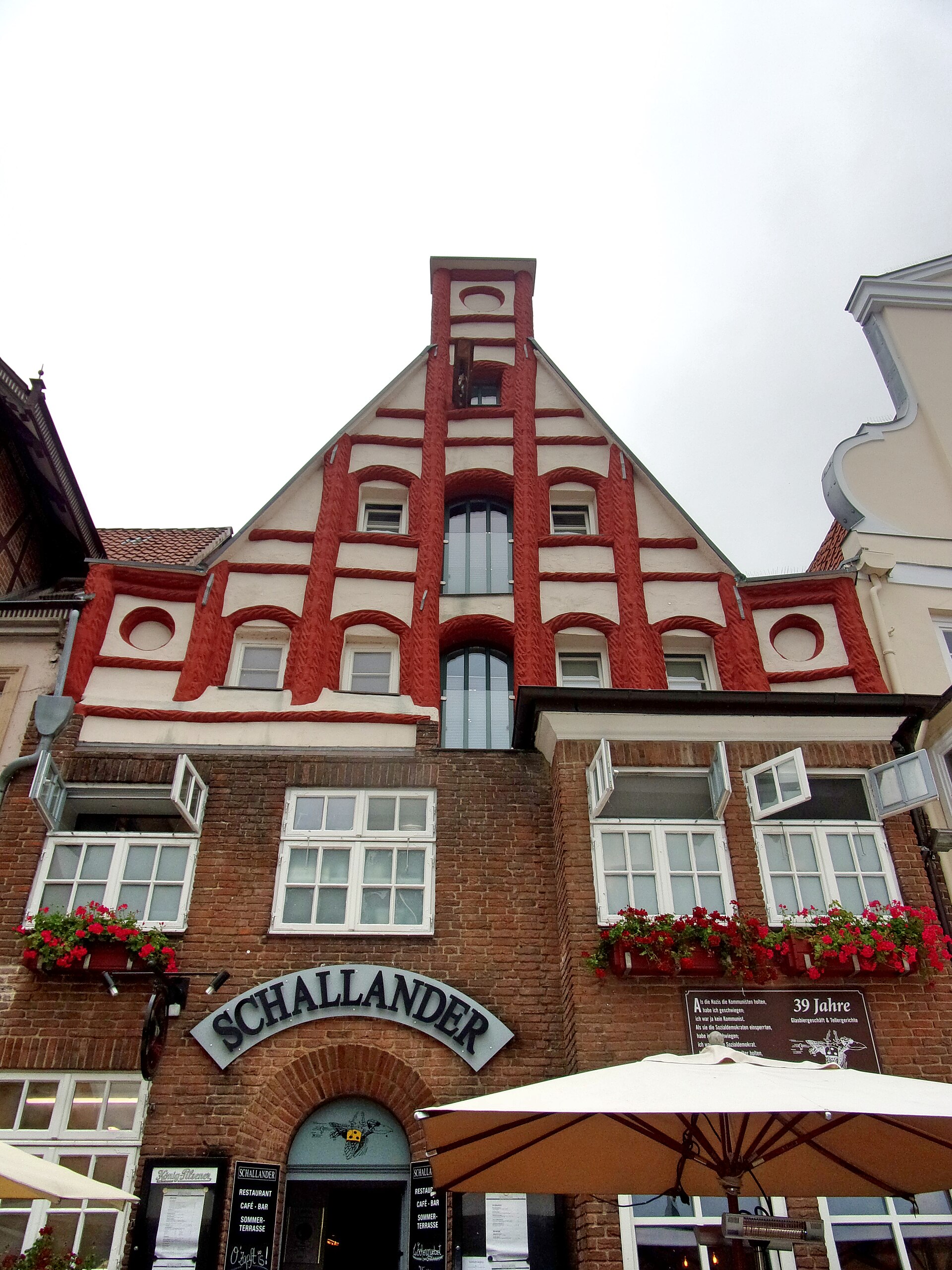 Fachwerkhaus am Stintmarkt im Wasserviertel Lüneburg