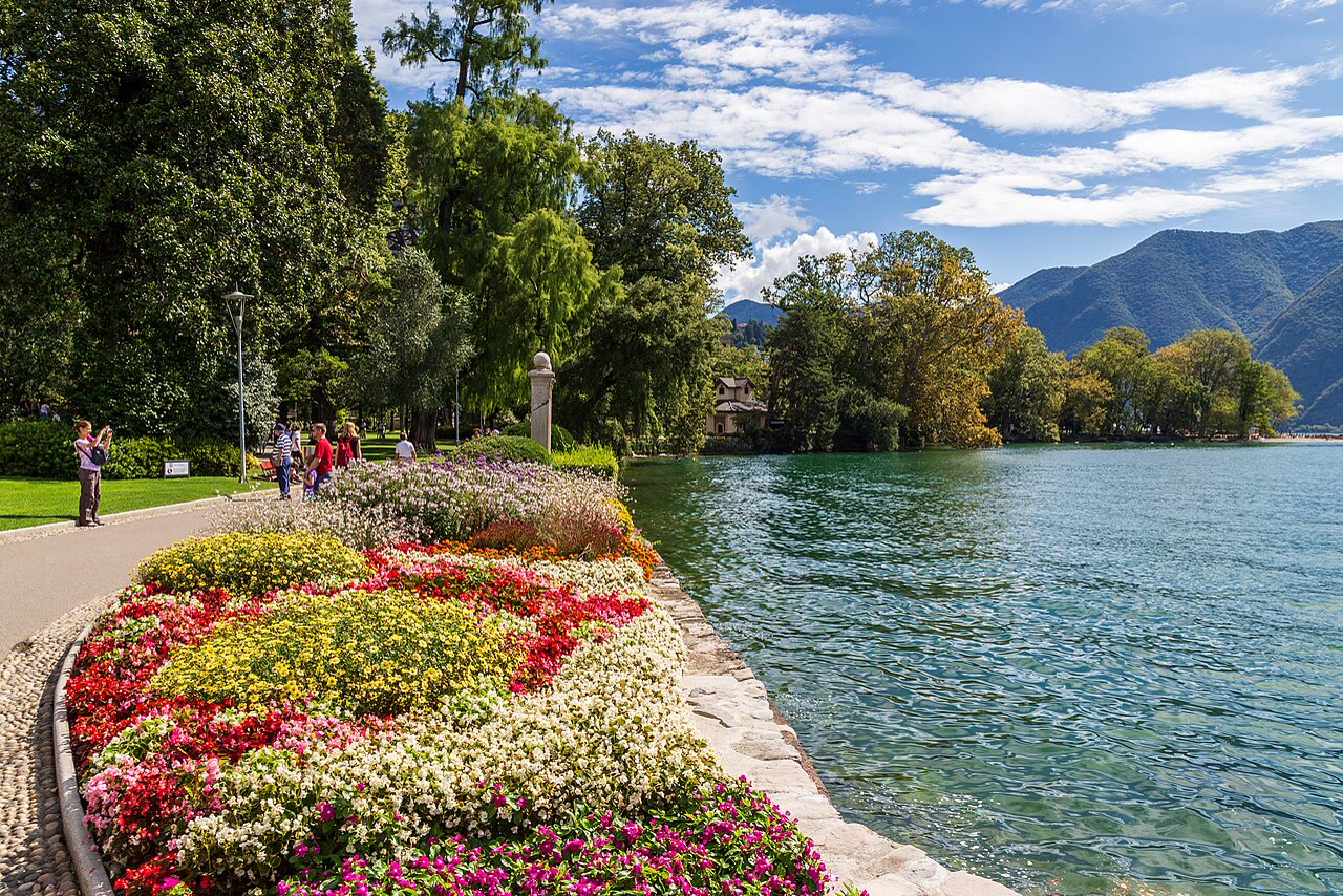 Parco Ciani am Luganersee in Lugano