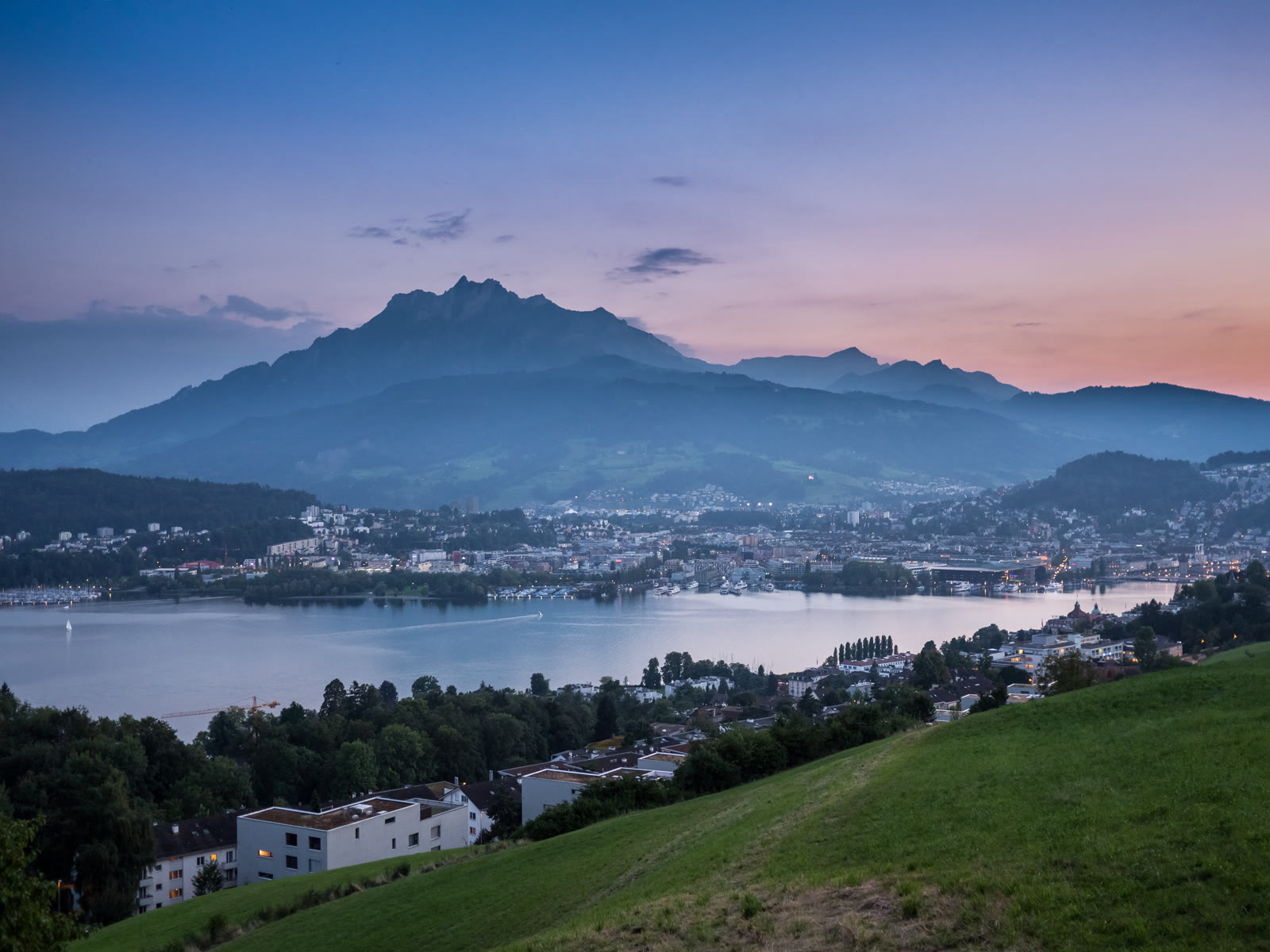 Vierwaldstättersee und Pilatus bei Luzern