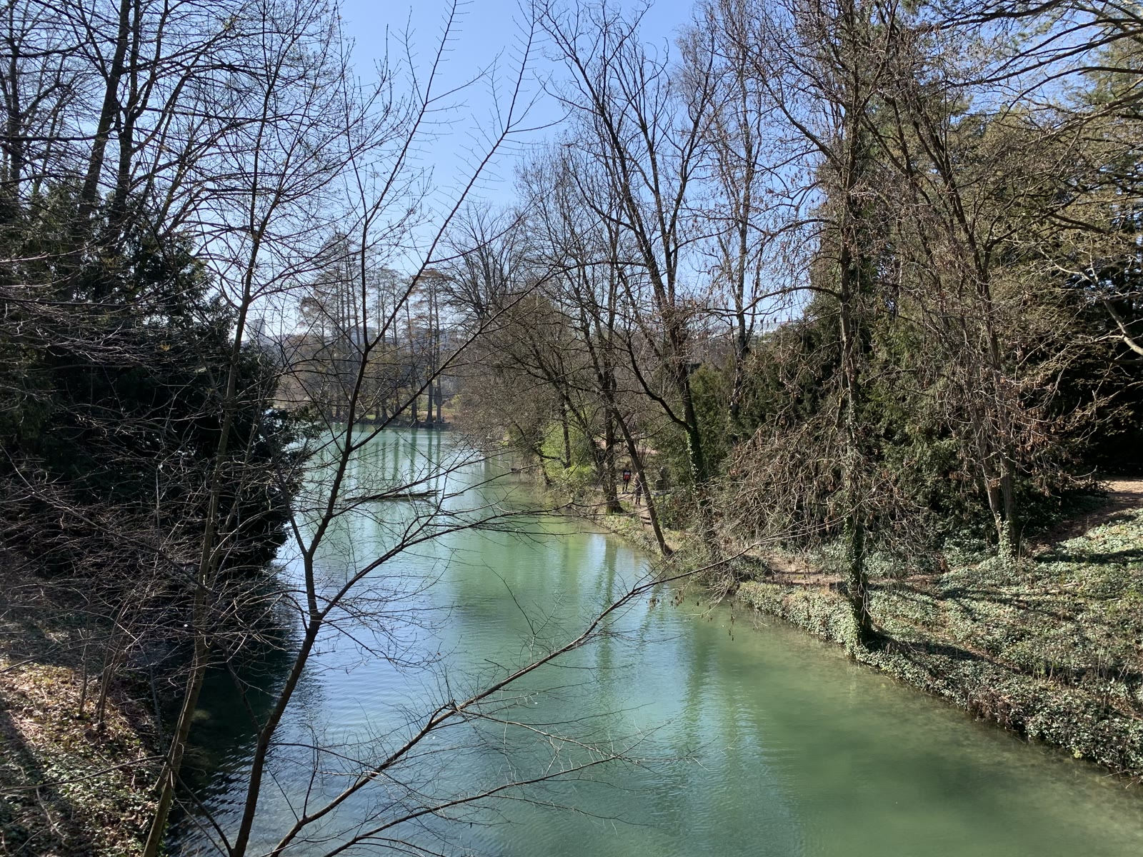 Grünanlagen im Parc de la Tête d’Or in Lyon