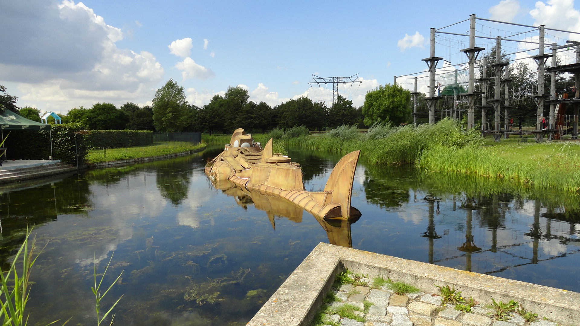 Elbauenpark Magdeburg Nautilus-Architektur