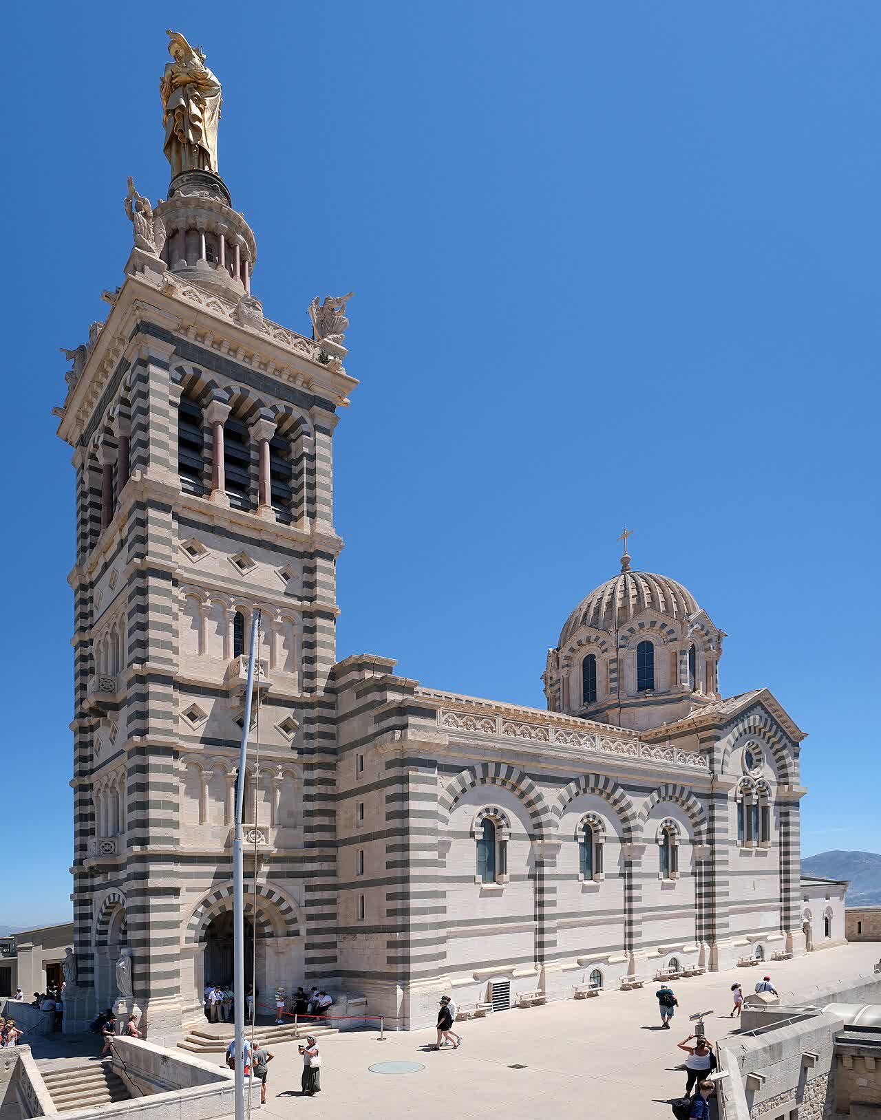 Basilika Notre-Dame de la Garde über Marseille