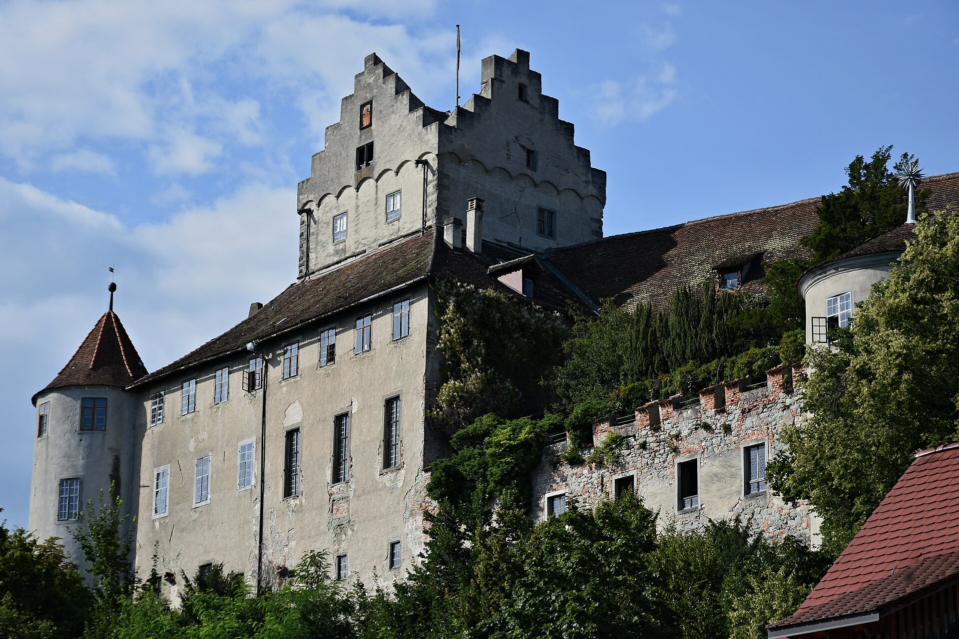 Unterstadt und Burg Meersburg am Bodensee
