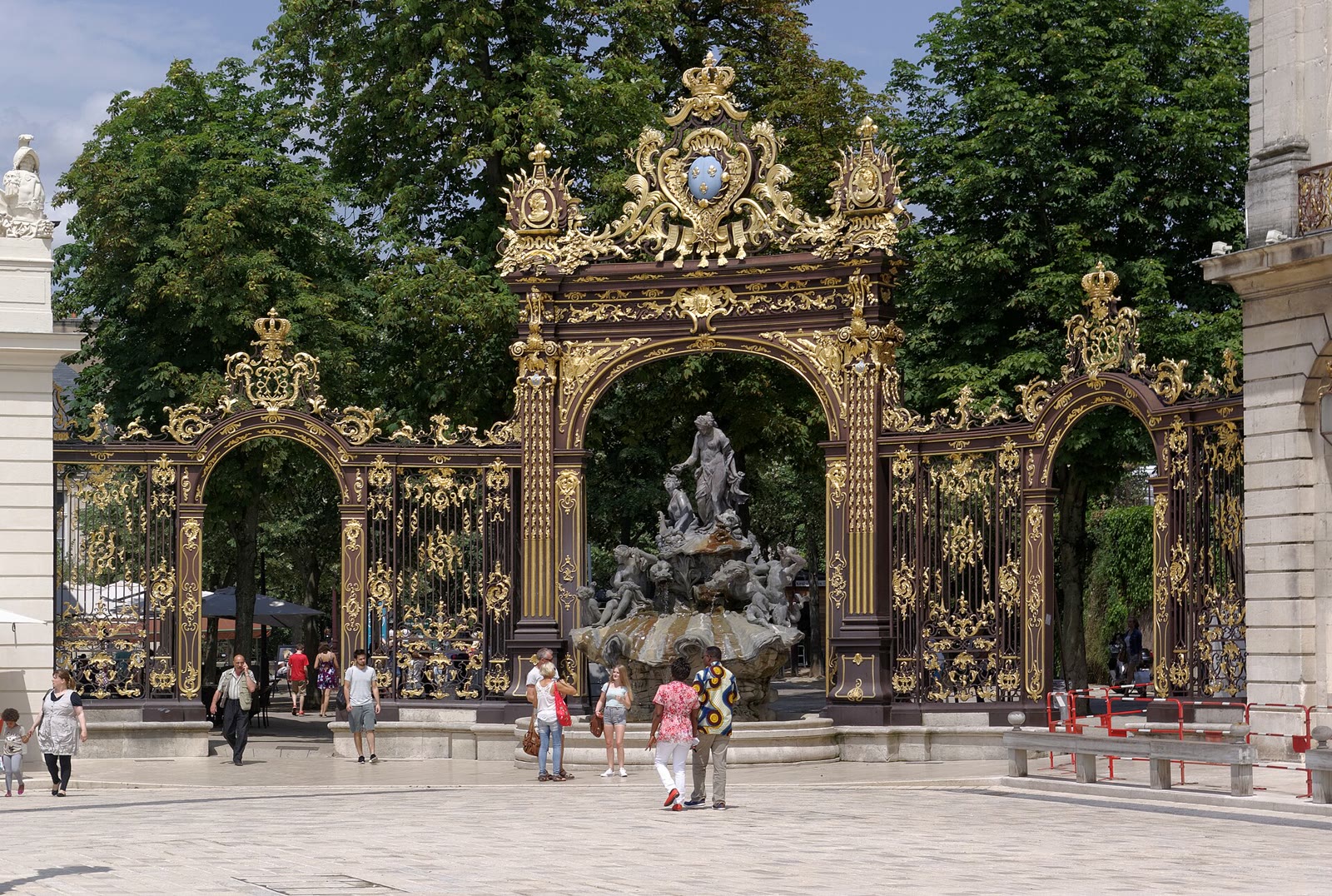 Amphitrite-Brunnen am Place Stanislas in Nancy