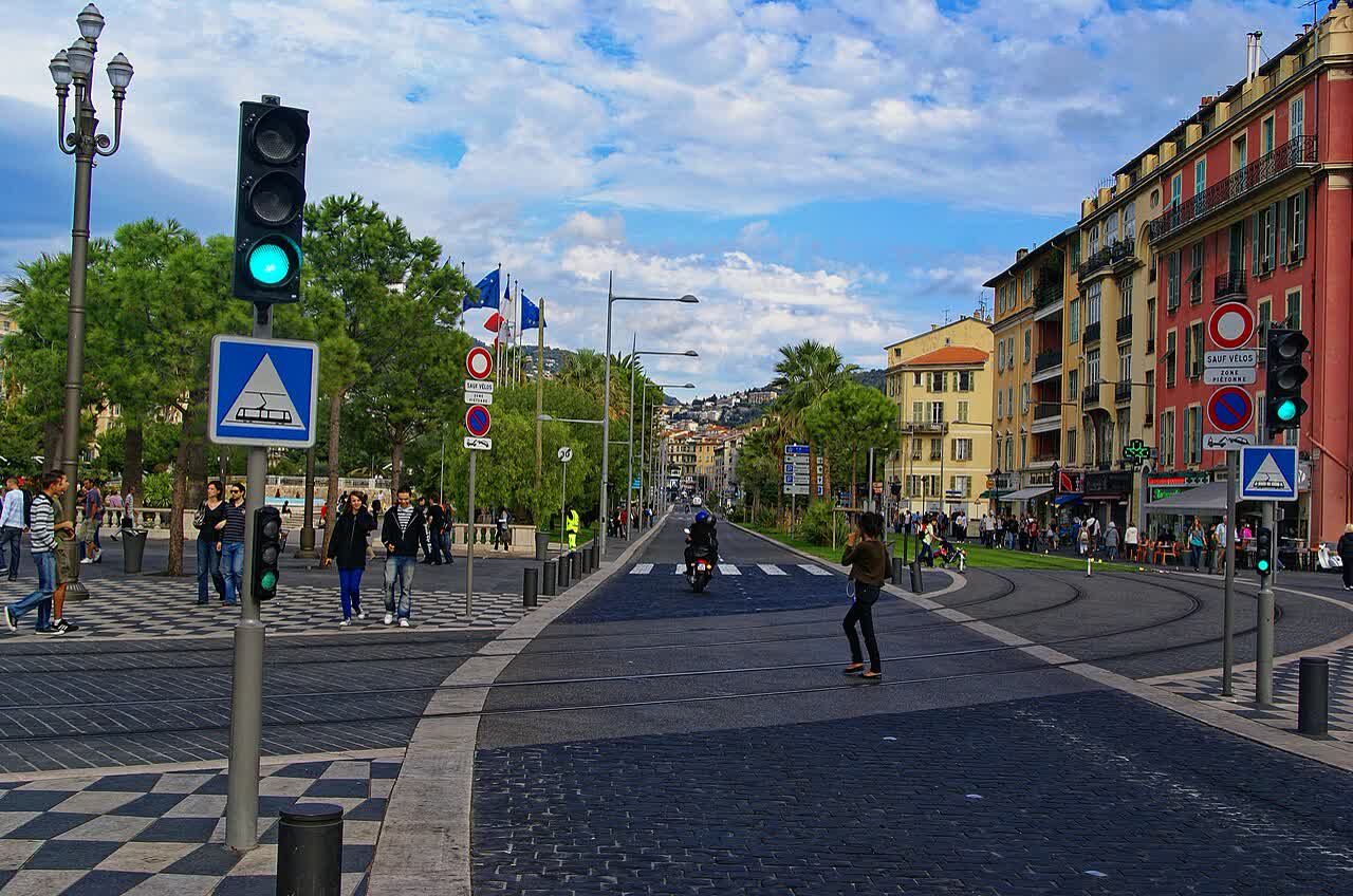 Place Masséna in Nizza mit Blick nach Nordnordwest