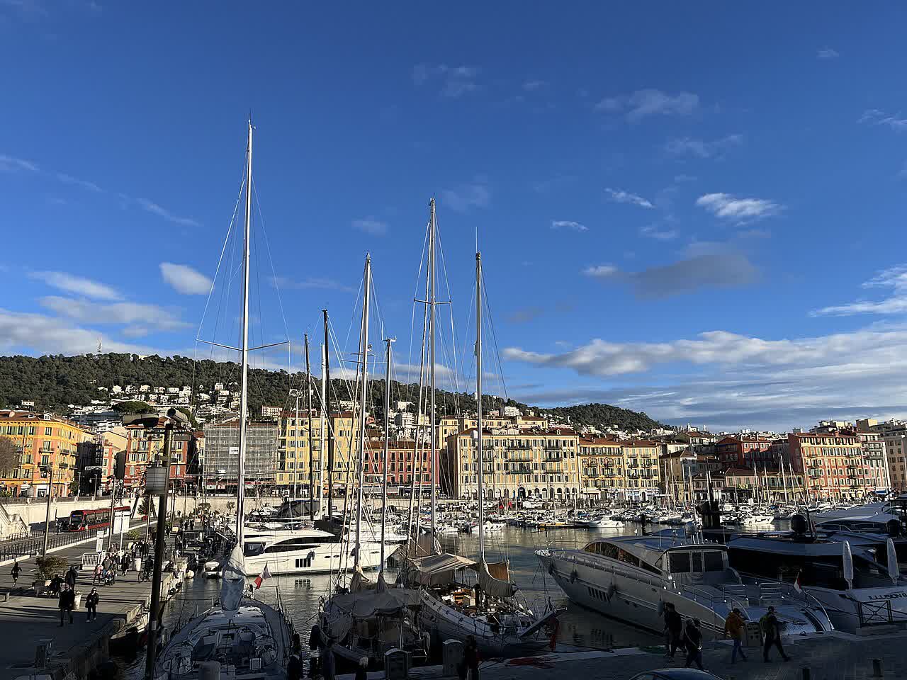 Hafen Port Lympia in Nizza