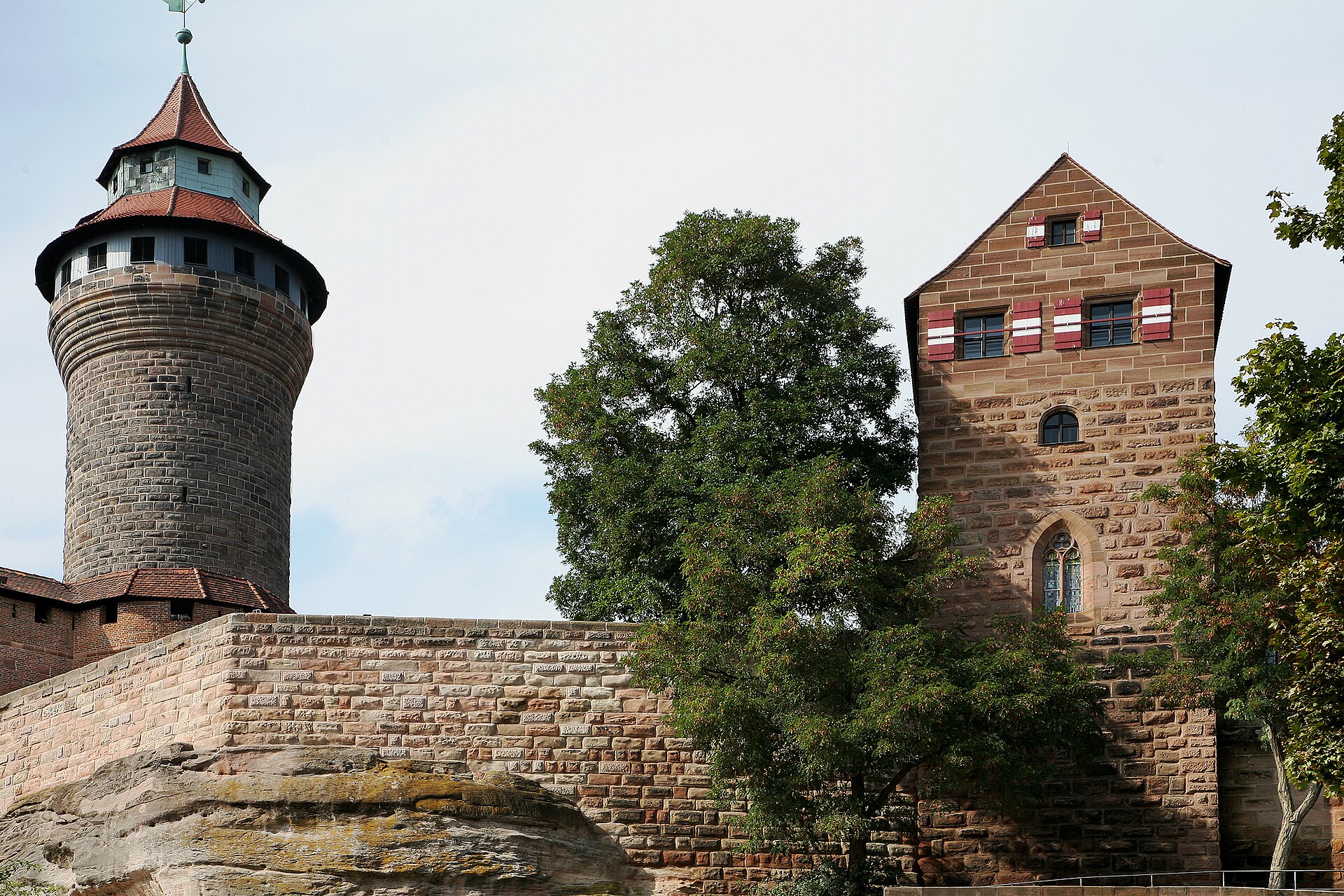 Kaiserburg Nürnberg über der Altstadt