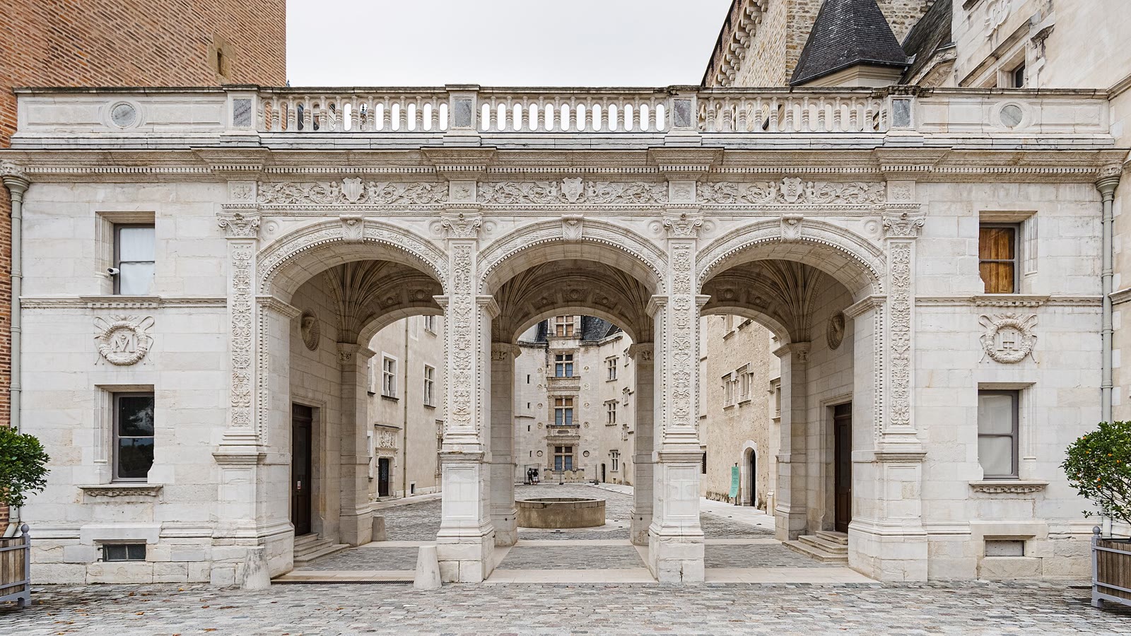 Eingangsbereich des Château de Pau