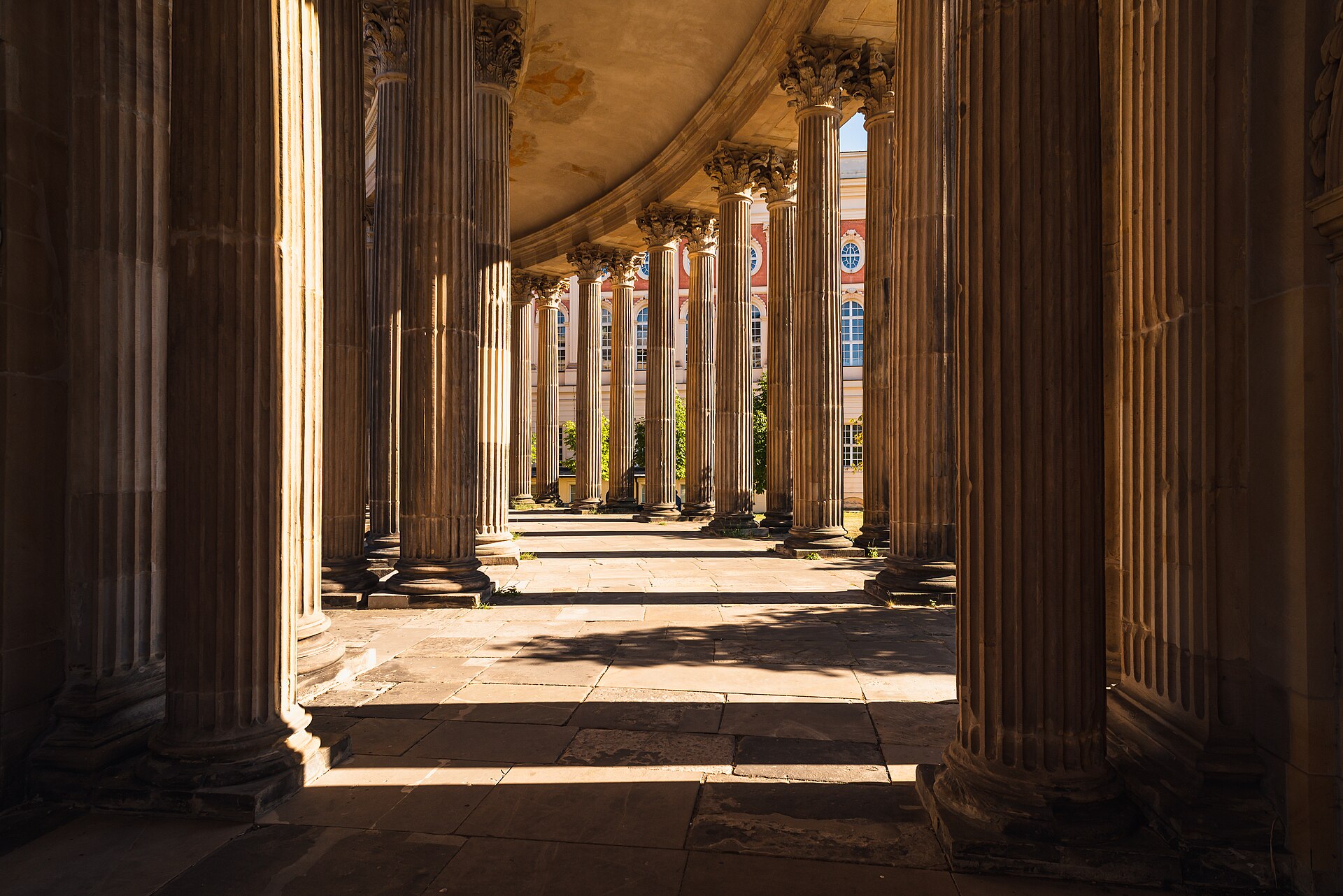 Kolonnaden am Neuen Palais in Potsdam