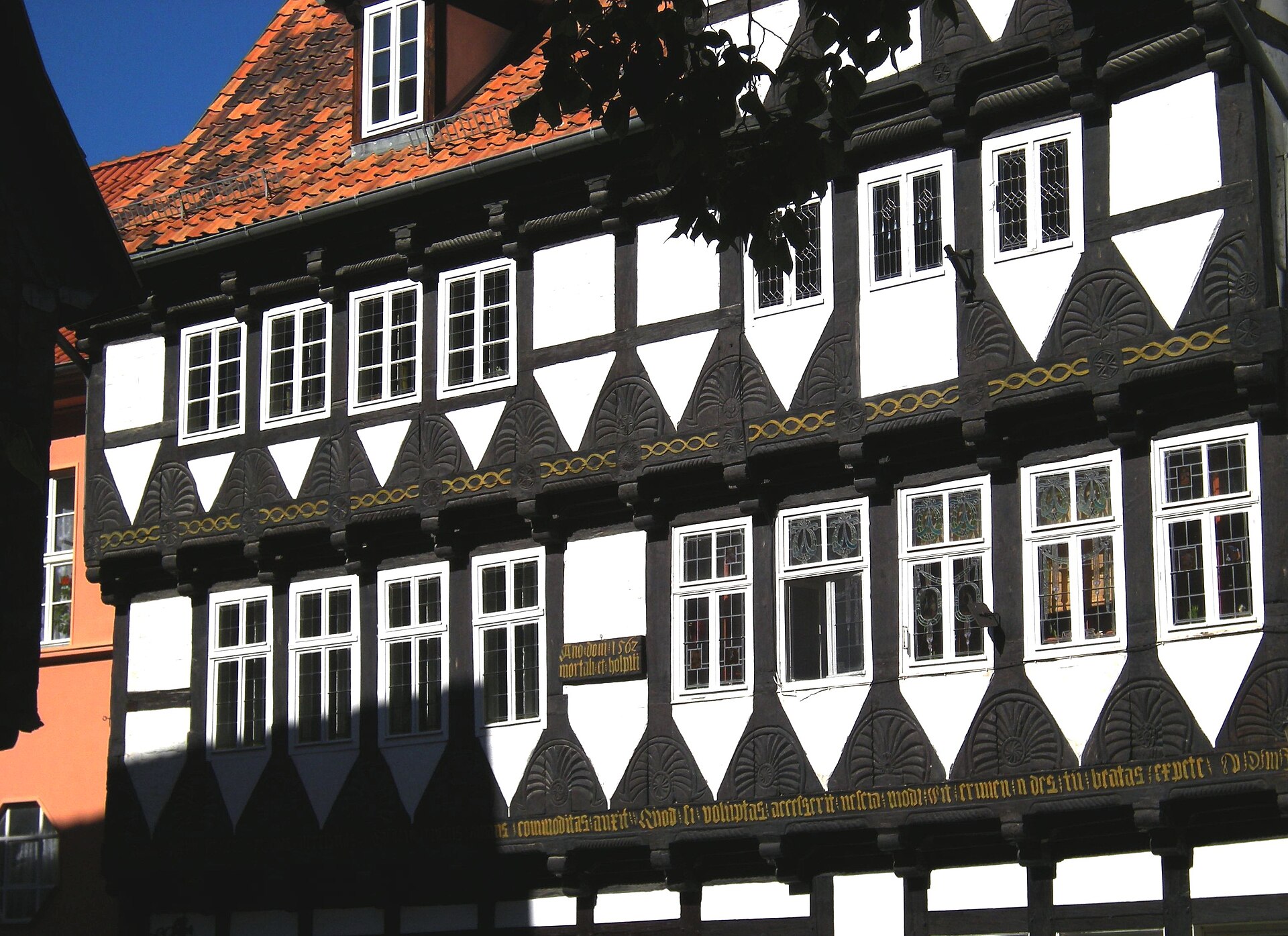 Fachwerkhäuser am Marktplatz in Quedlinburg