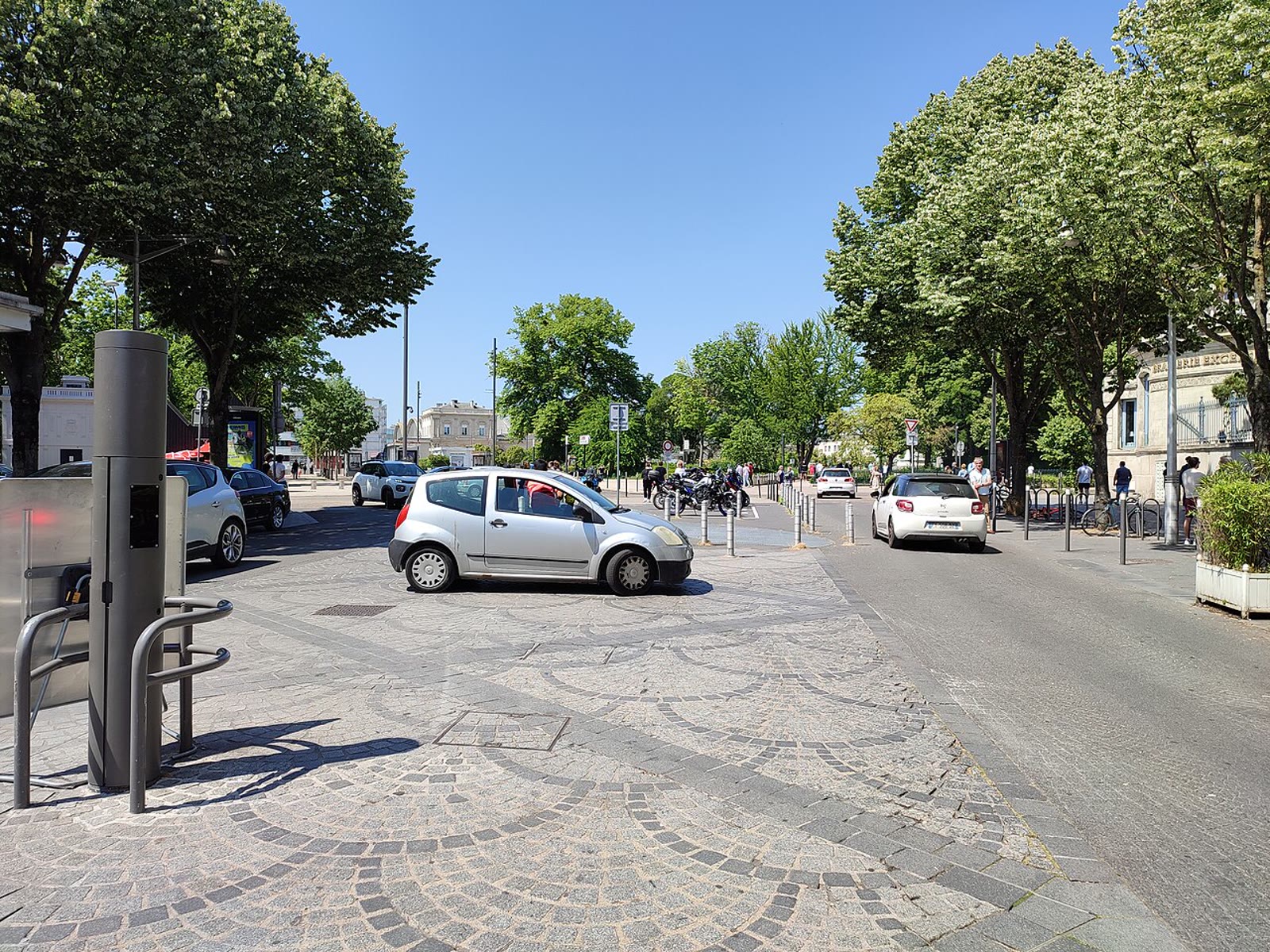 Place Drouet d’Erlon in Reims mit Fußgängerzone