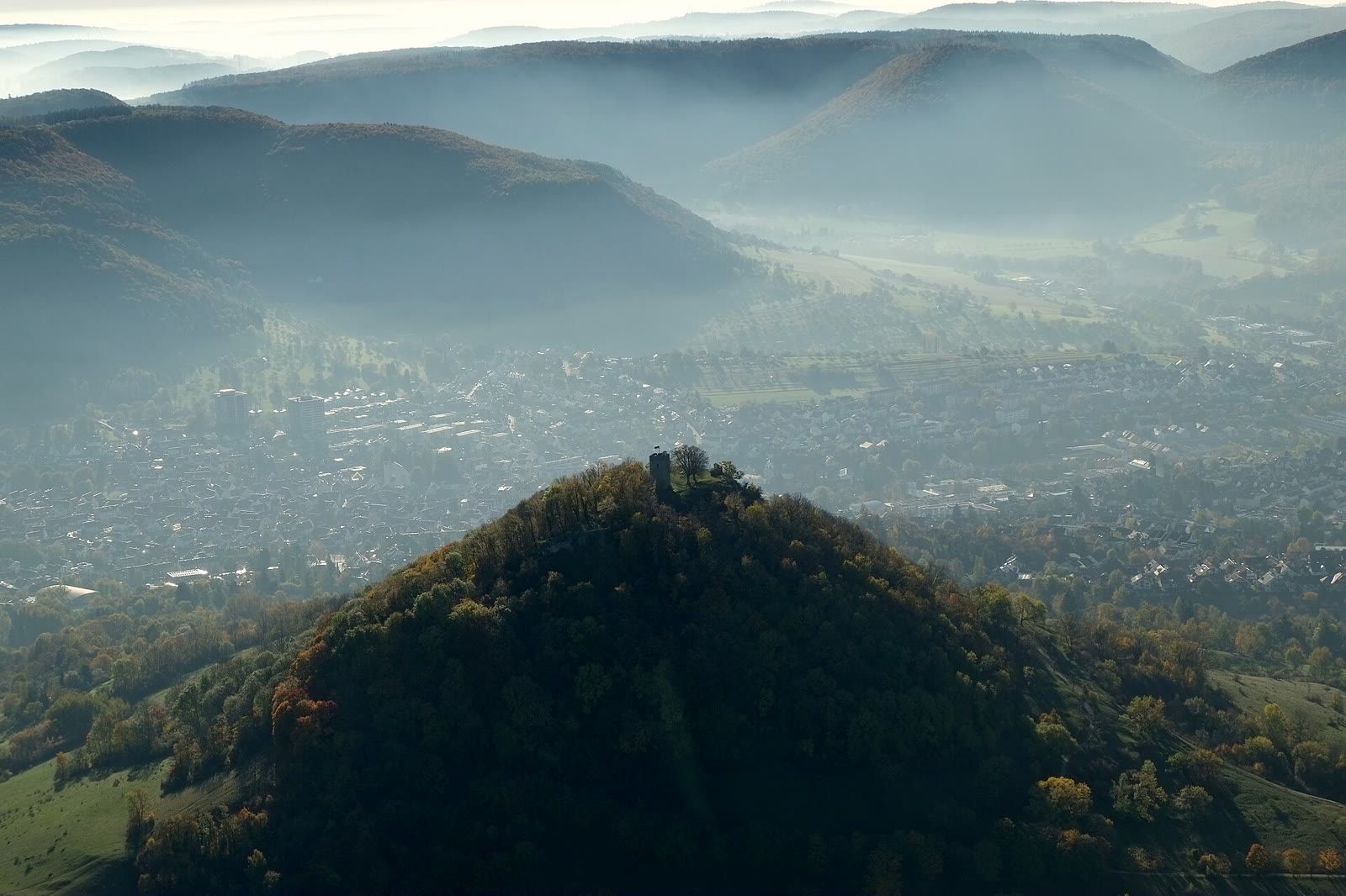 Hausberg Achalm über Reutlingen