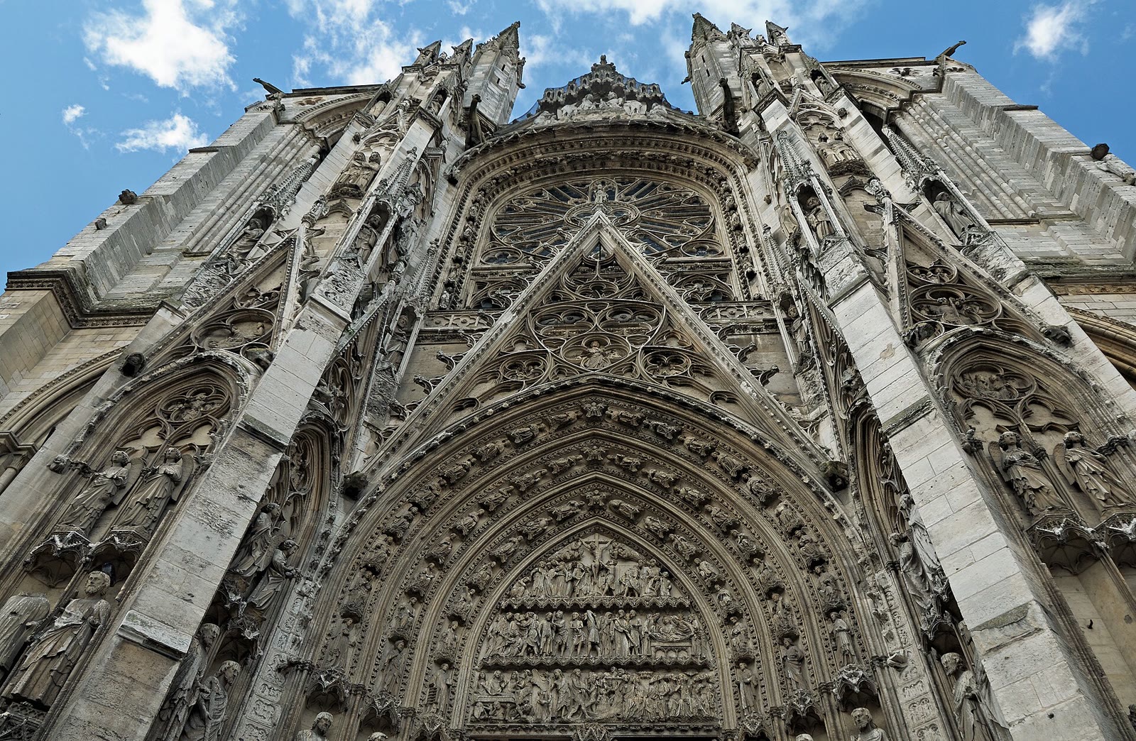 Fassade der Kathedrale Notre-Dame in Rouen