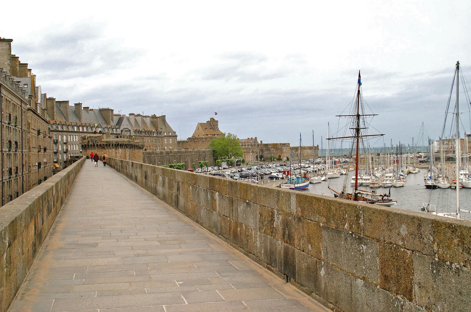 Panorama der Festungsstadt Saint-Malo