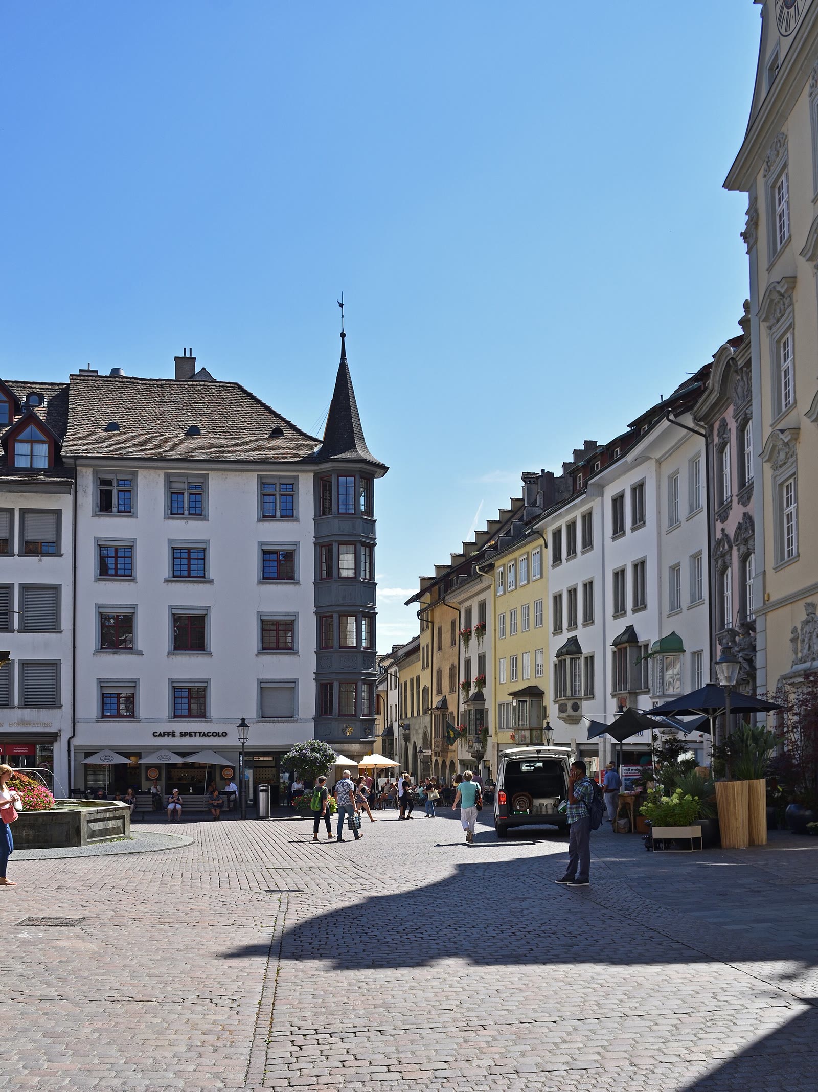 Fronwagplatz und Vordergasse in Schaffhausen