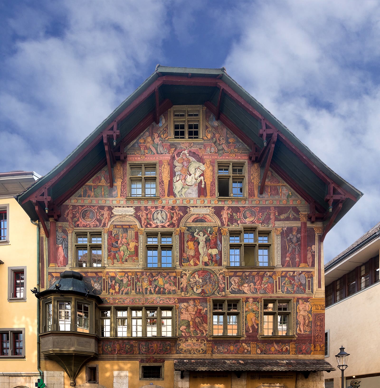 Haus zum Ritter in der Altstadt von Schaffhausen