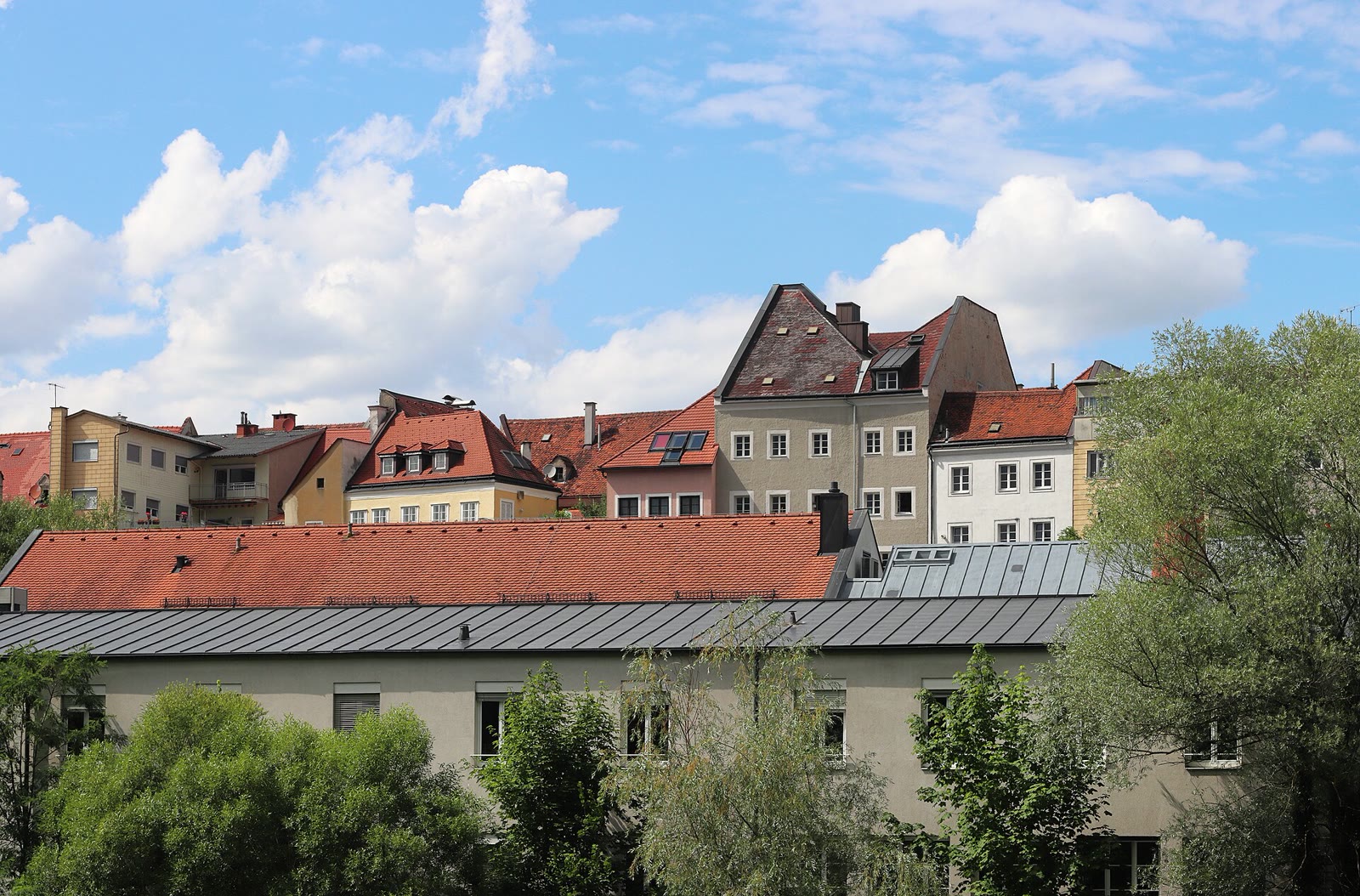 Blick auf Steyrdorf und die Altstadt von Steyr