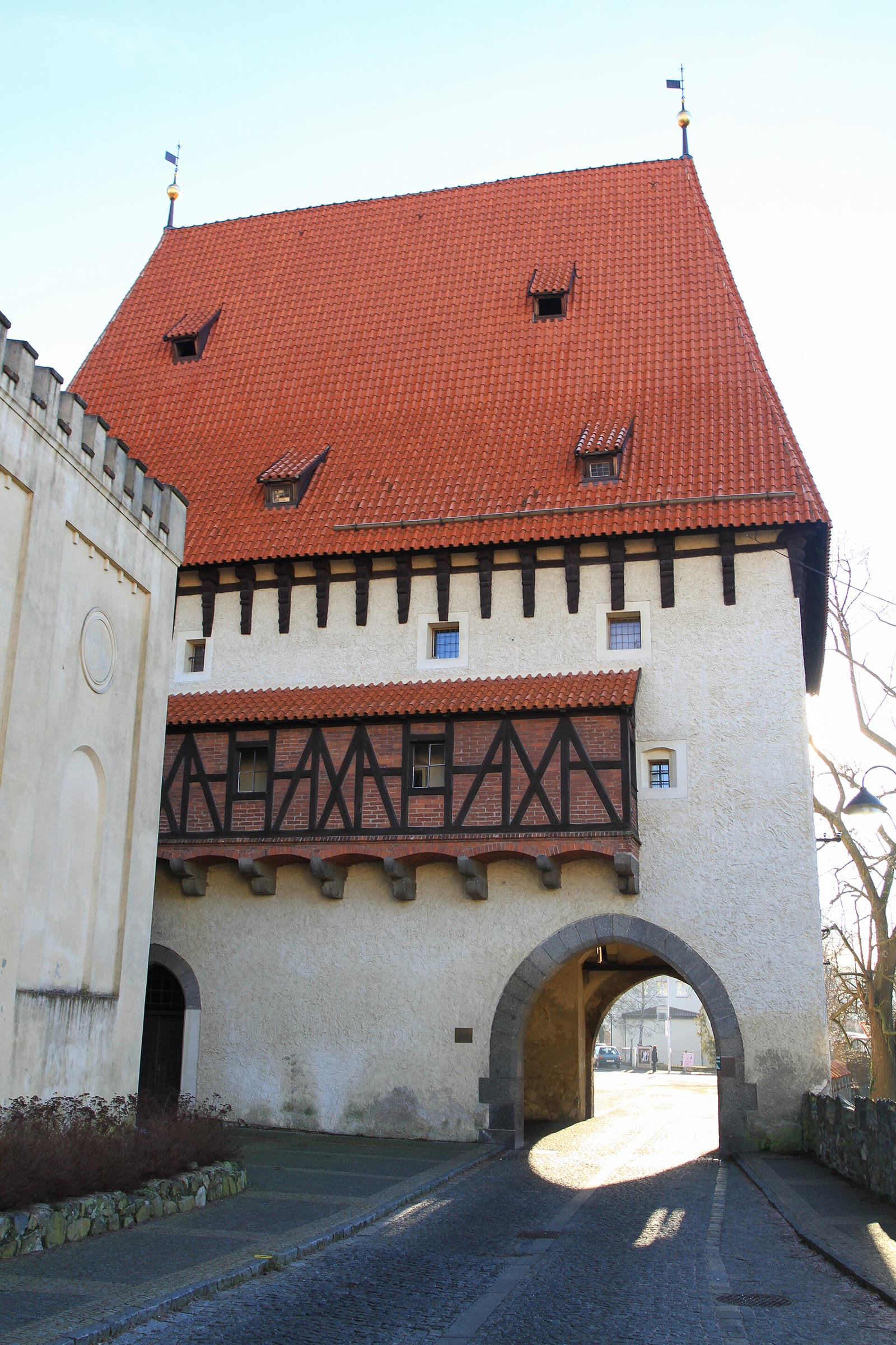 Kotnov-Turm und Brauerei in Tábor