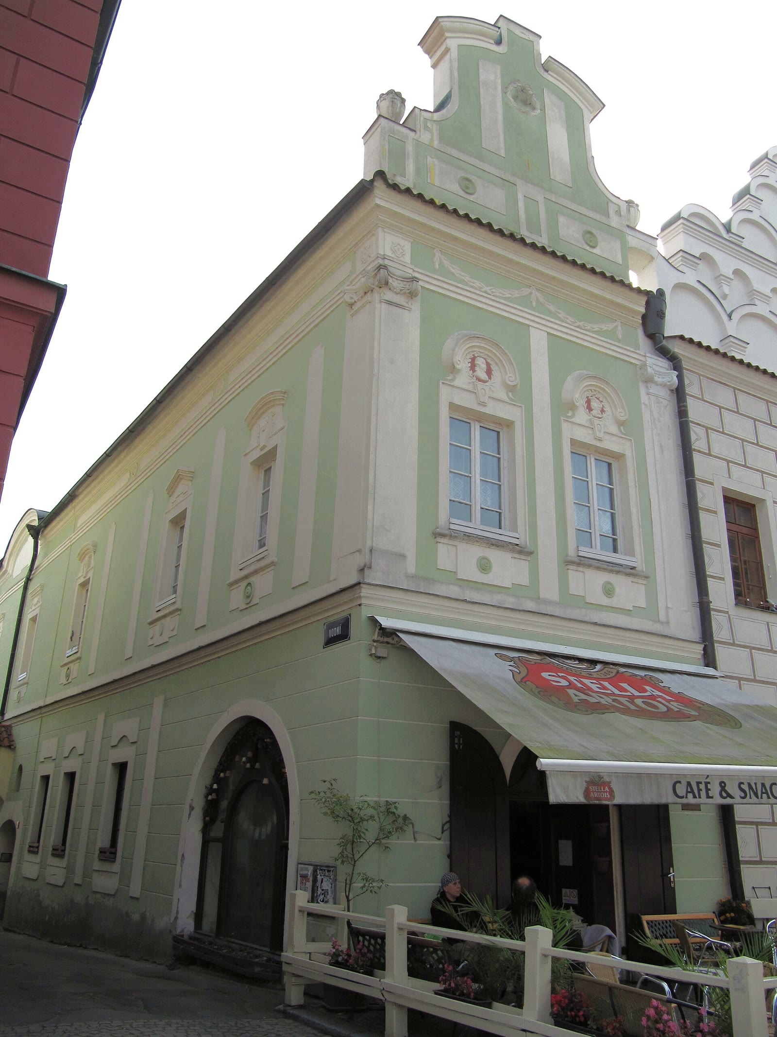 Renaissance-Fassaden am Žižkovo náměstí in Tábor