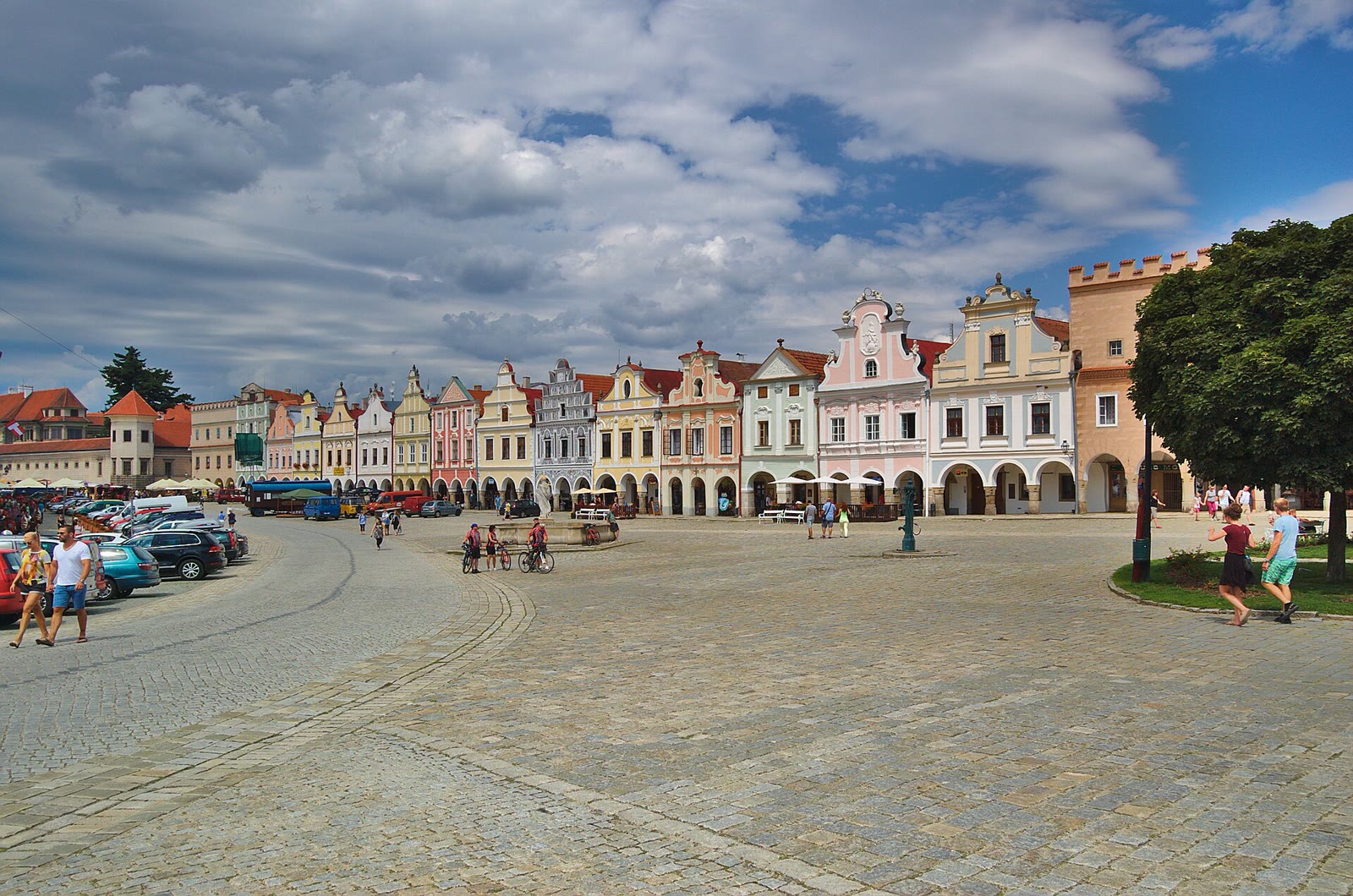 UNESCO-Marktplatz Náměstí Zachariáše z Hradce in Telč