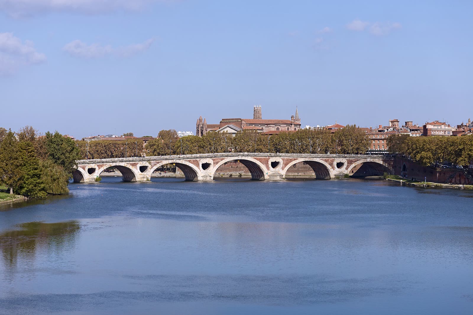 Pont Neuf über die Garonne in Toulouse